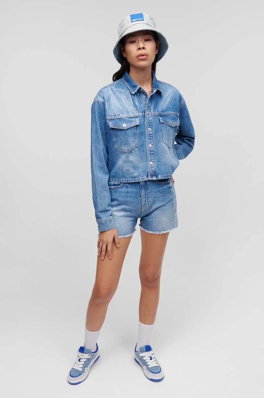 Джинсовые шорты - фото 5