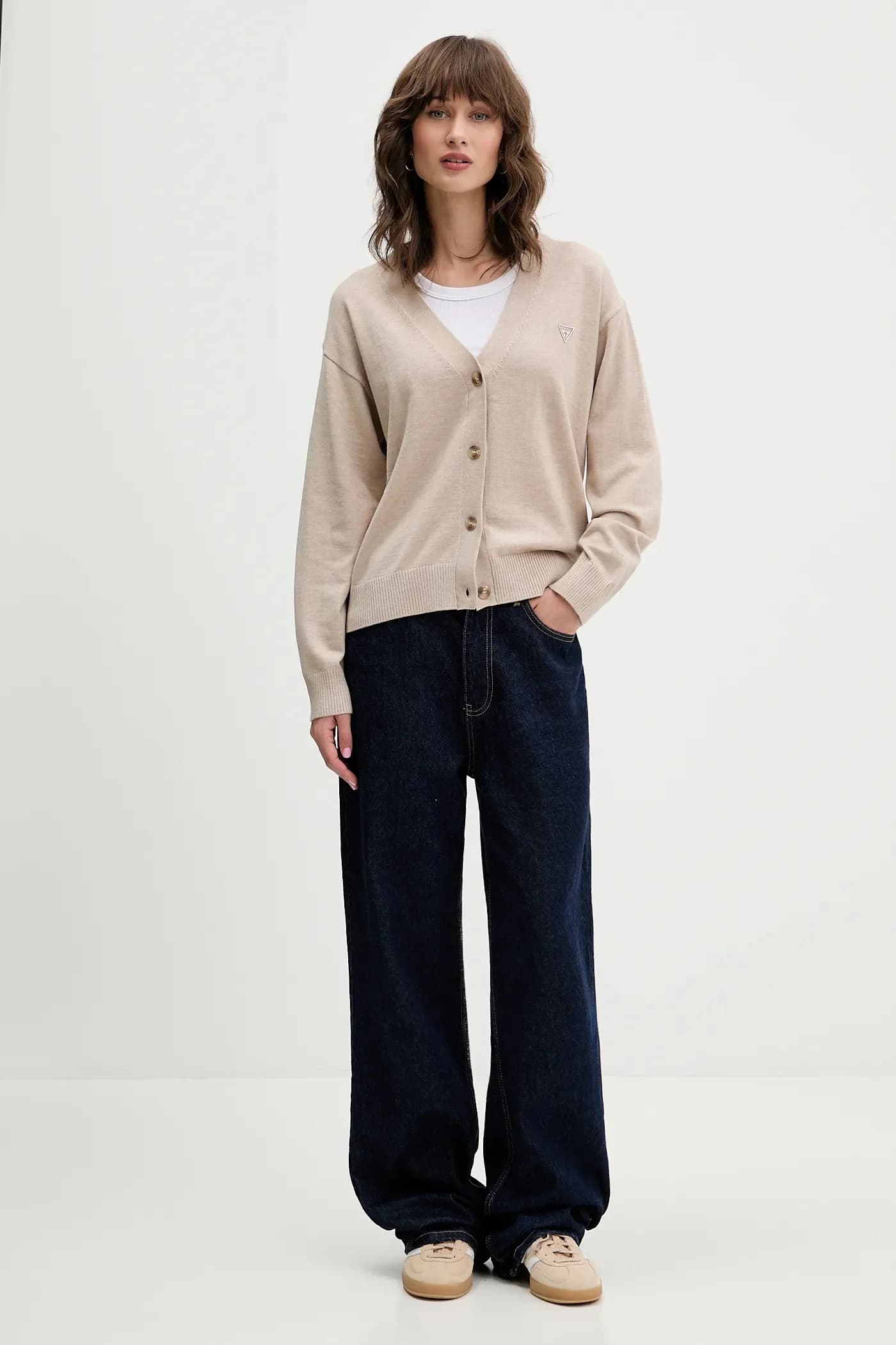 Кардиган из смесовой шерсти - фото 2