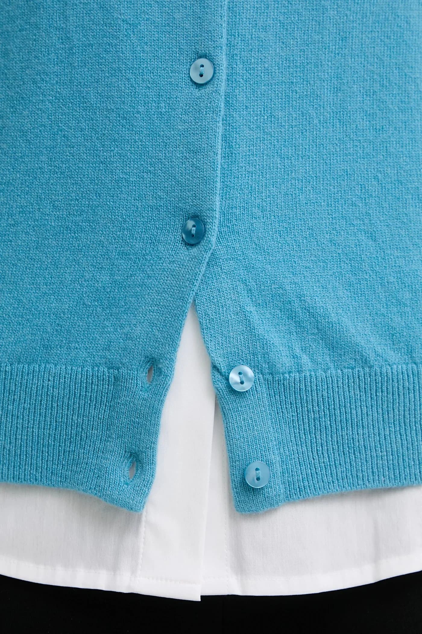 Шерстяной кардиган - фото 5