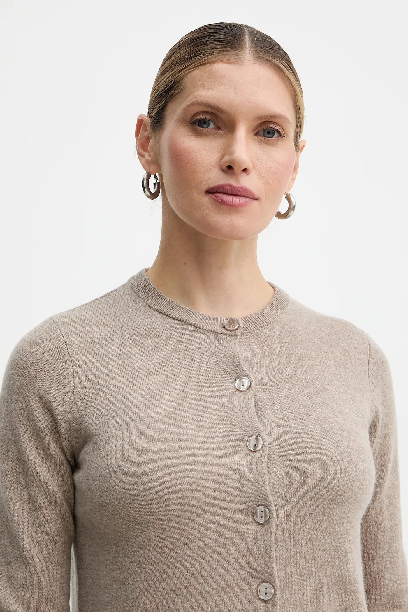 кардиган NEBBIA из шерсти - фото 4