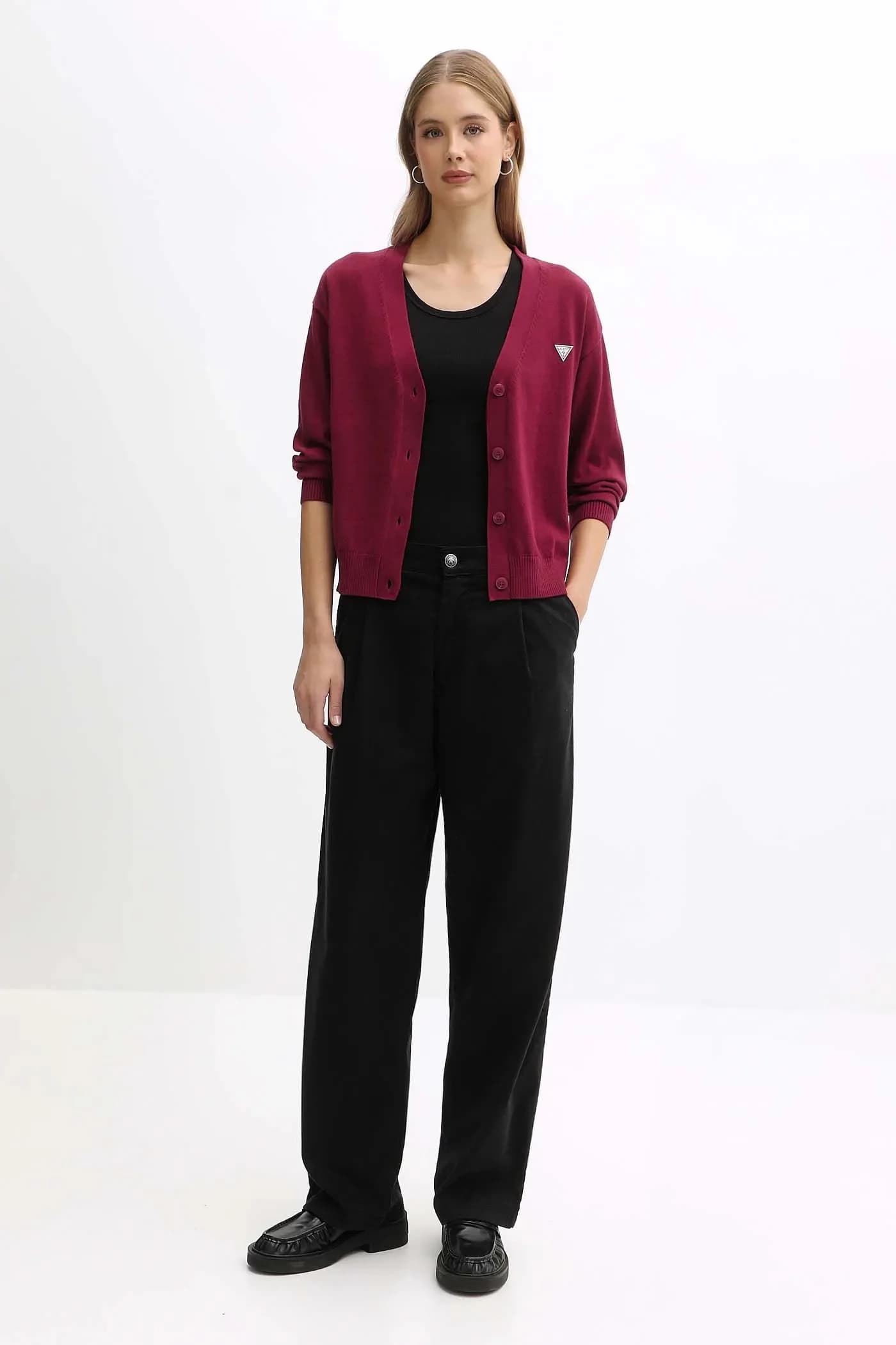 Кардиган из смесовой шерсти - фото 2