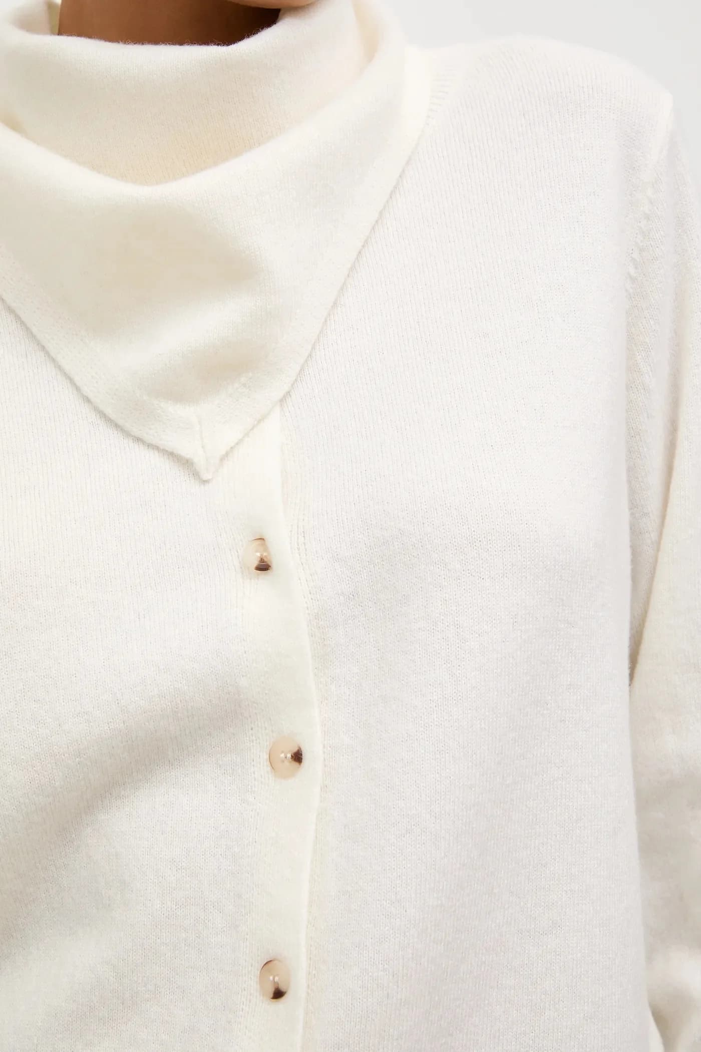 Кардиган из мериносовой шерсти с шарфом - фото 6