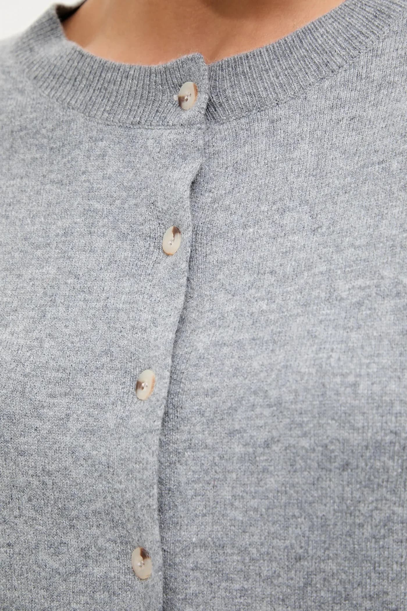 Кардиган из мериносовой шерсти с шарфом - фото 5