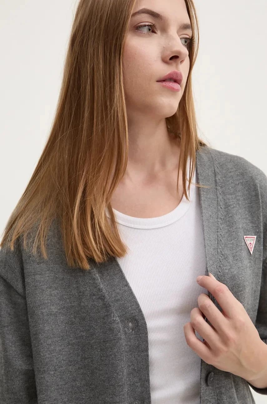 Кардиган из смесовой шерсти - фото 4