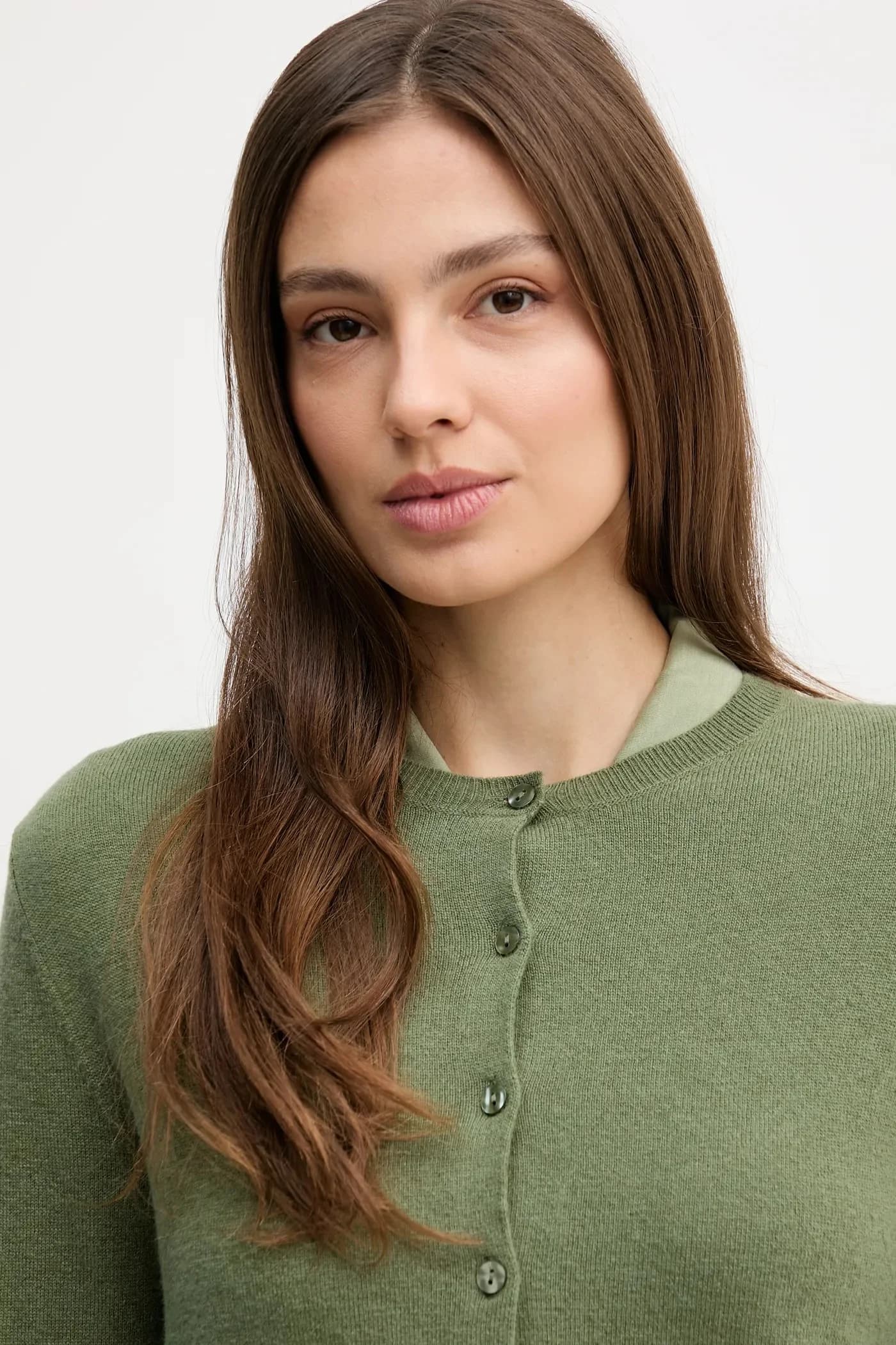 Шерстяной кардиган - фото 4