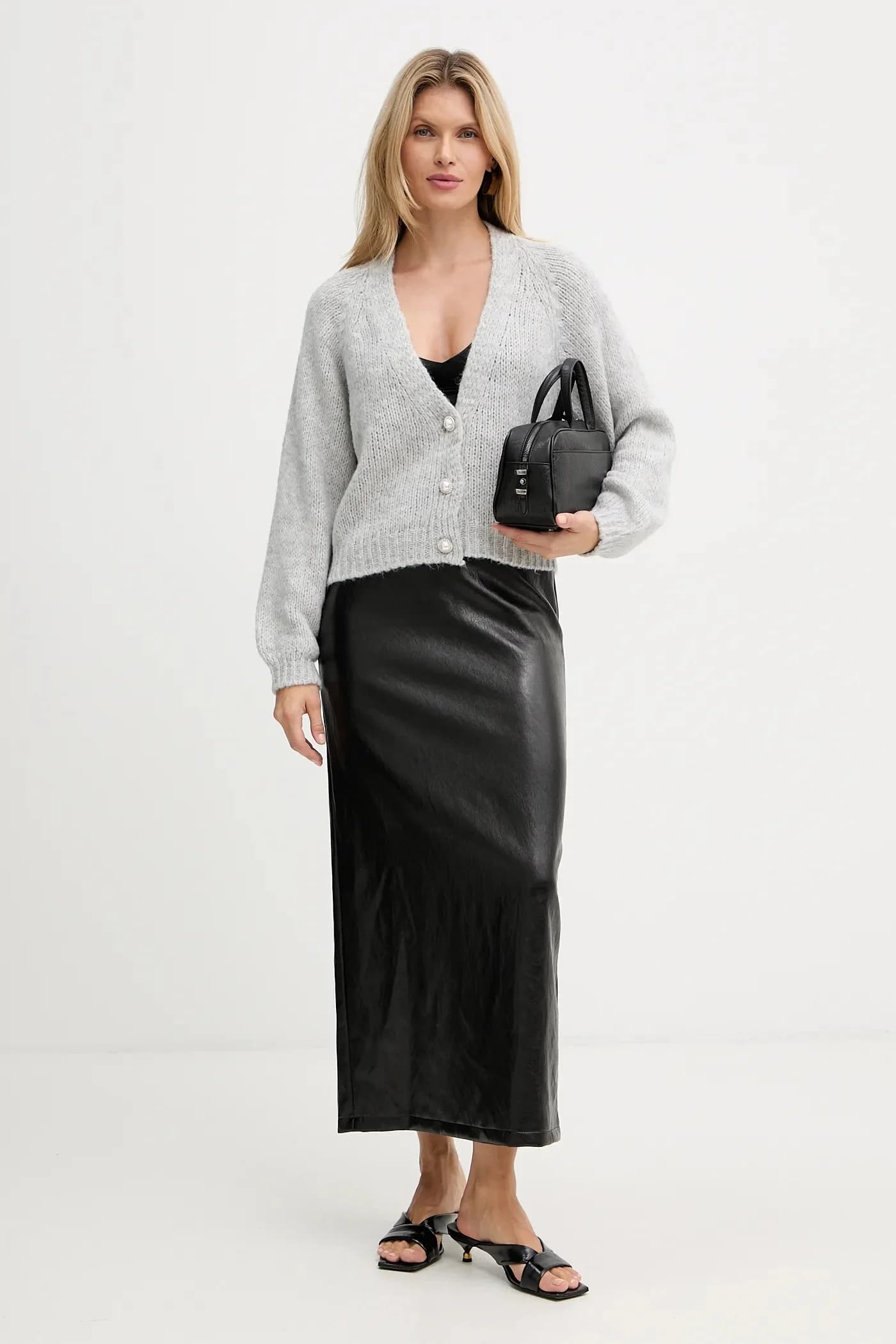 Кардиган из смесовой шерсти - фото 2