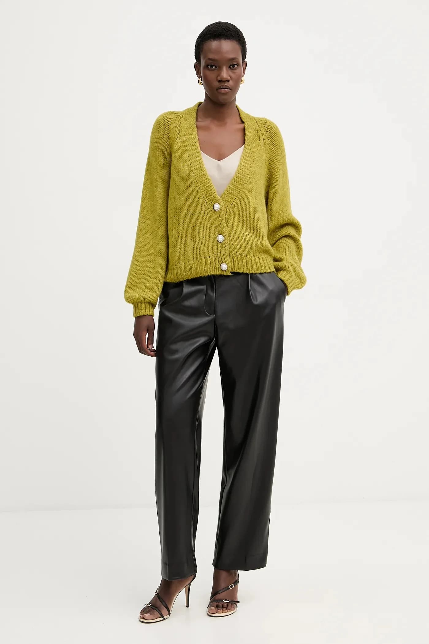 Кардиган из смесовой шерсти - фото 2