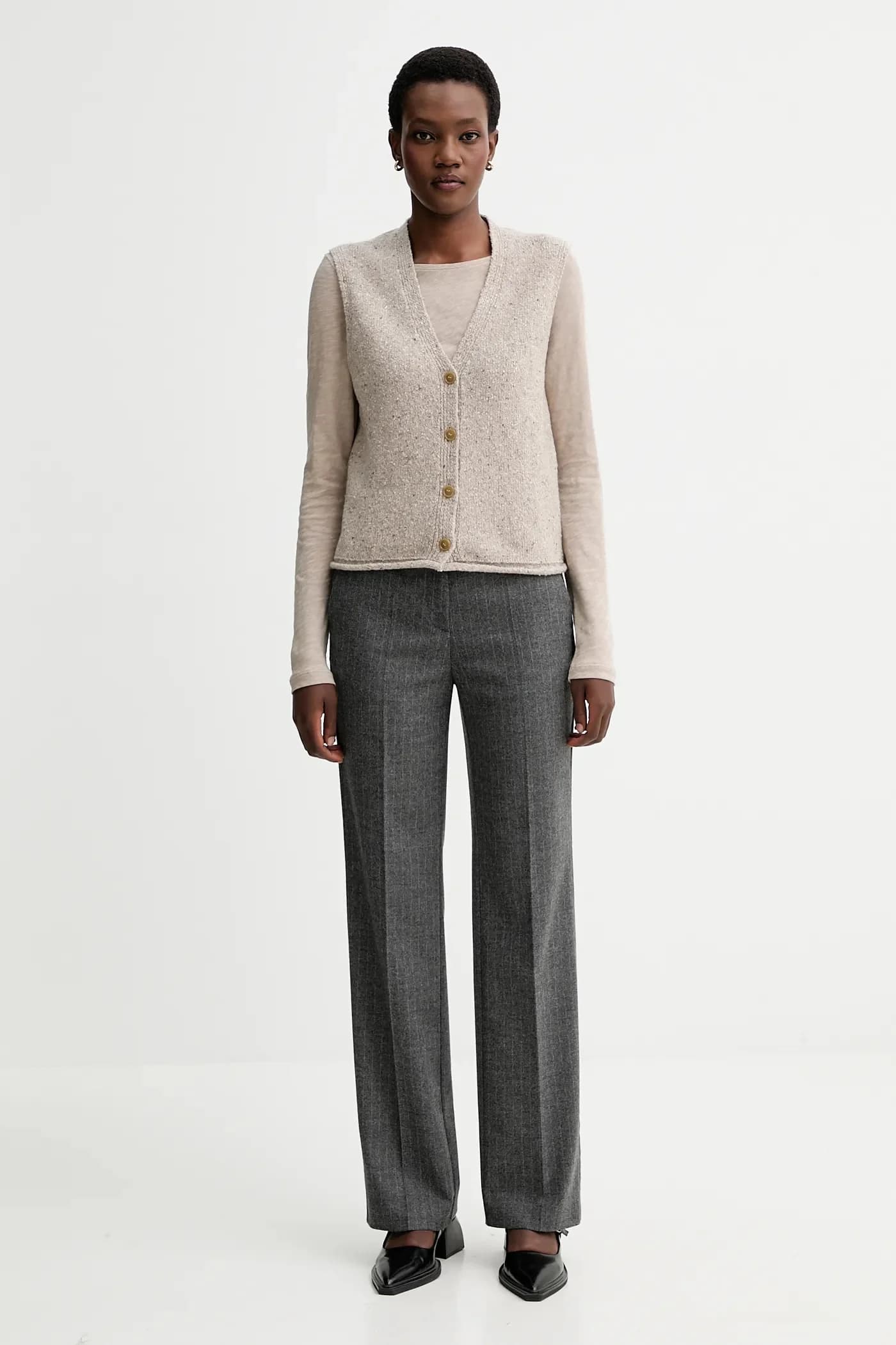 Жилет с добавлением шерсти - фото 2