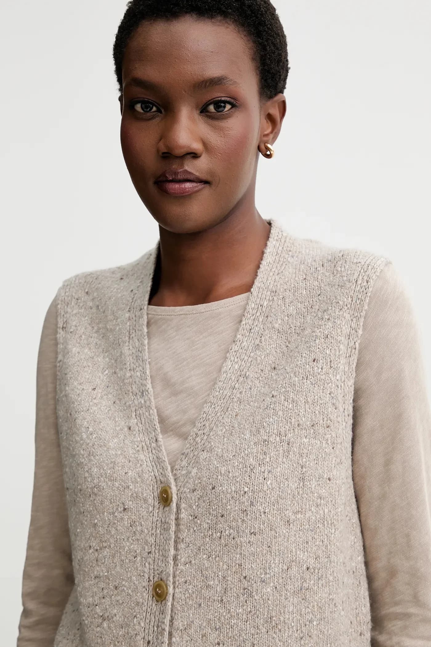 Жилет с добавлением шерсти - фото 4