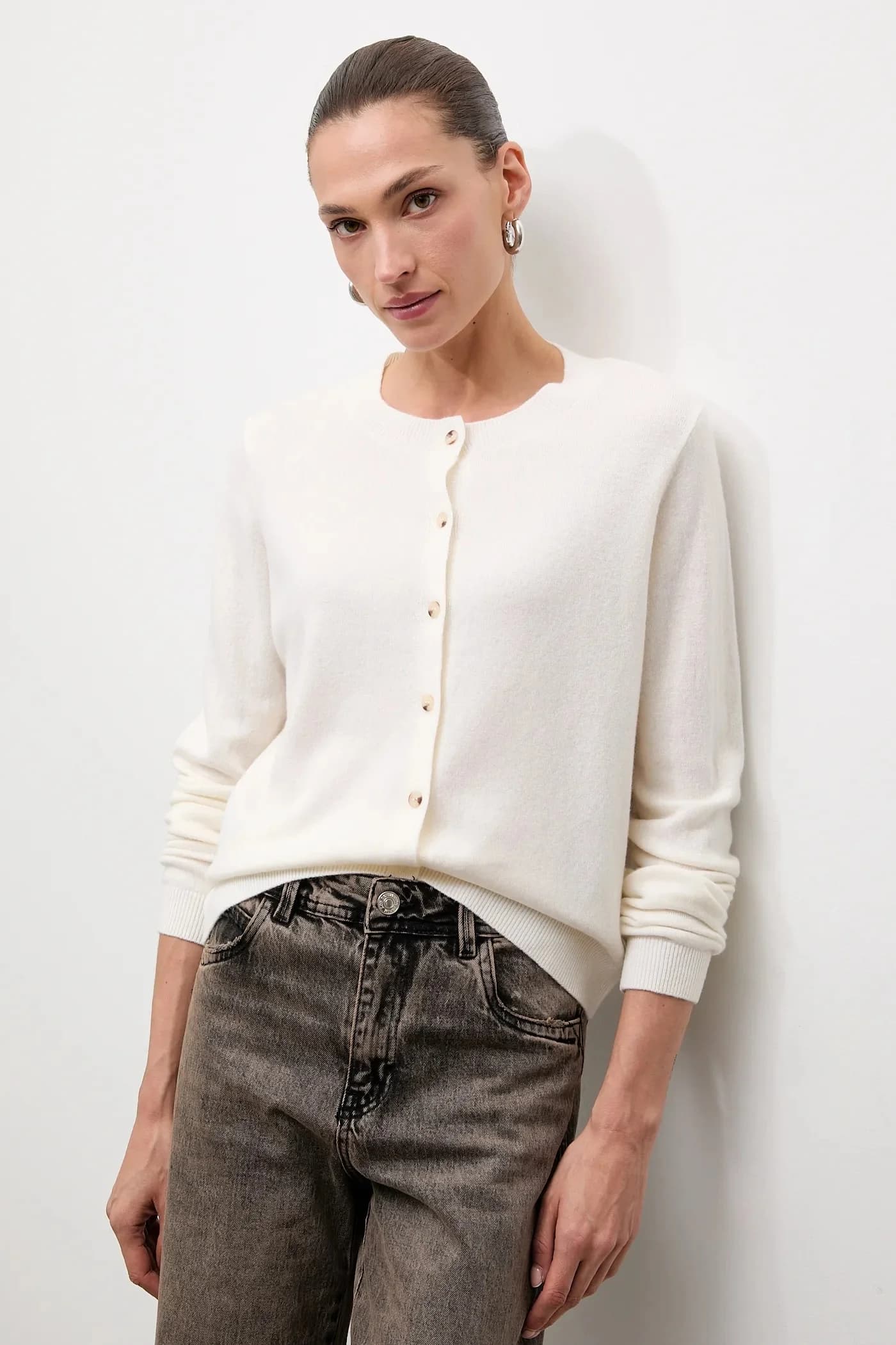 Кардиган из шерсти мериноса