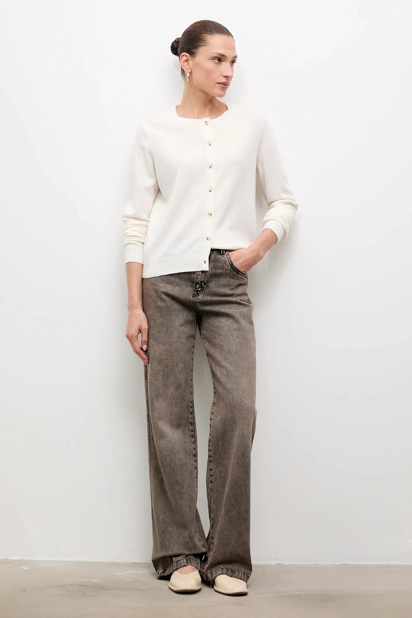 Кардиган из шерсти мериноса - фото 2