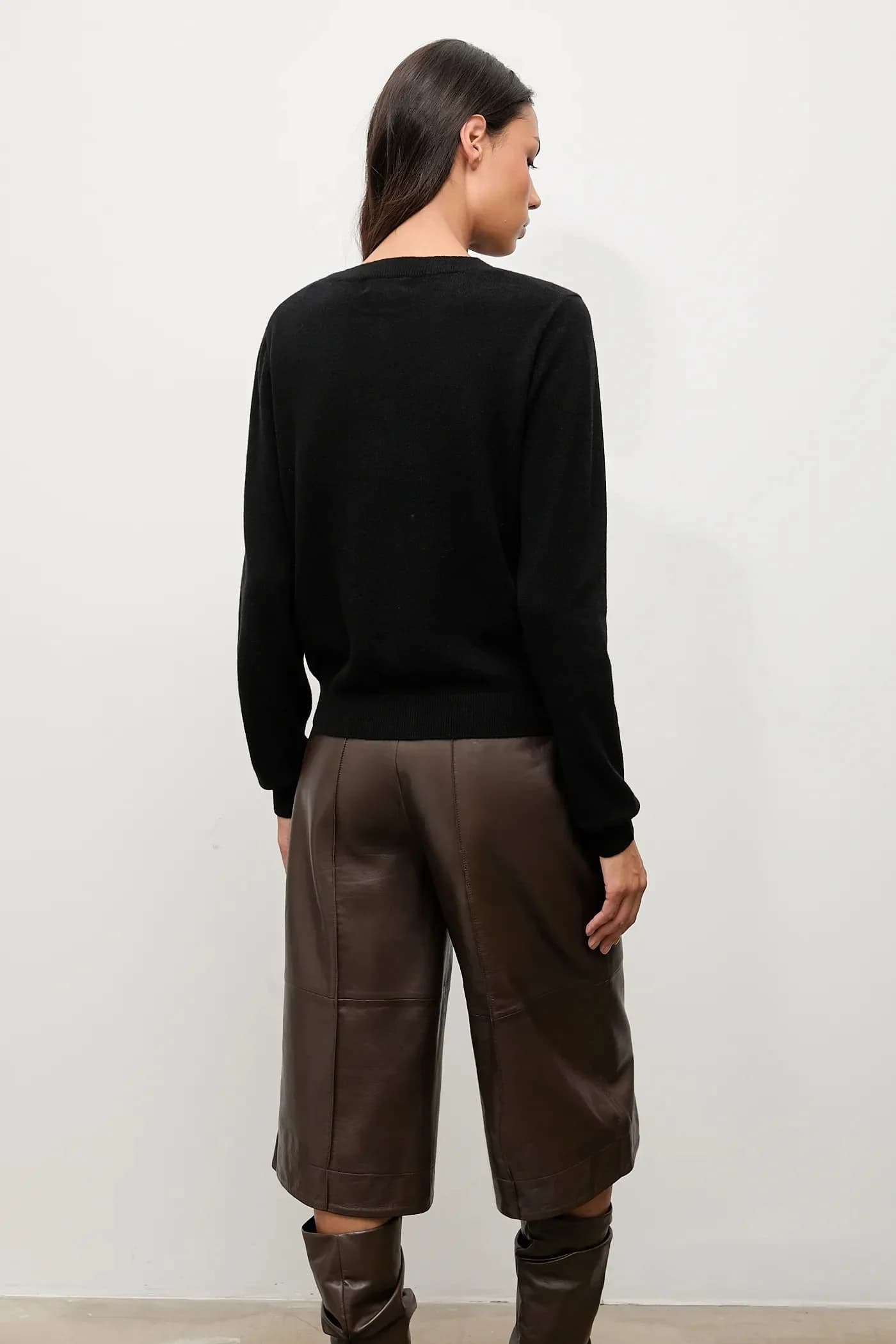 Кардиган из мериносовой шерсти с шарфом - фото 3