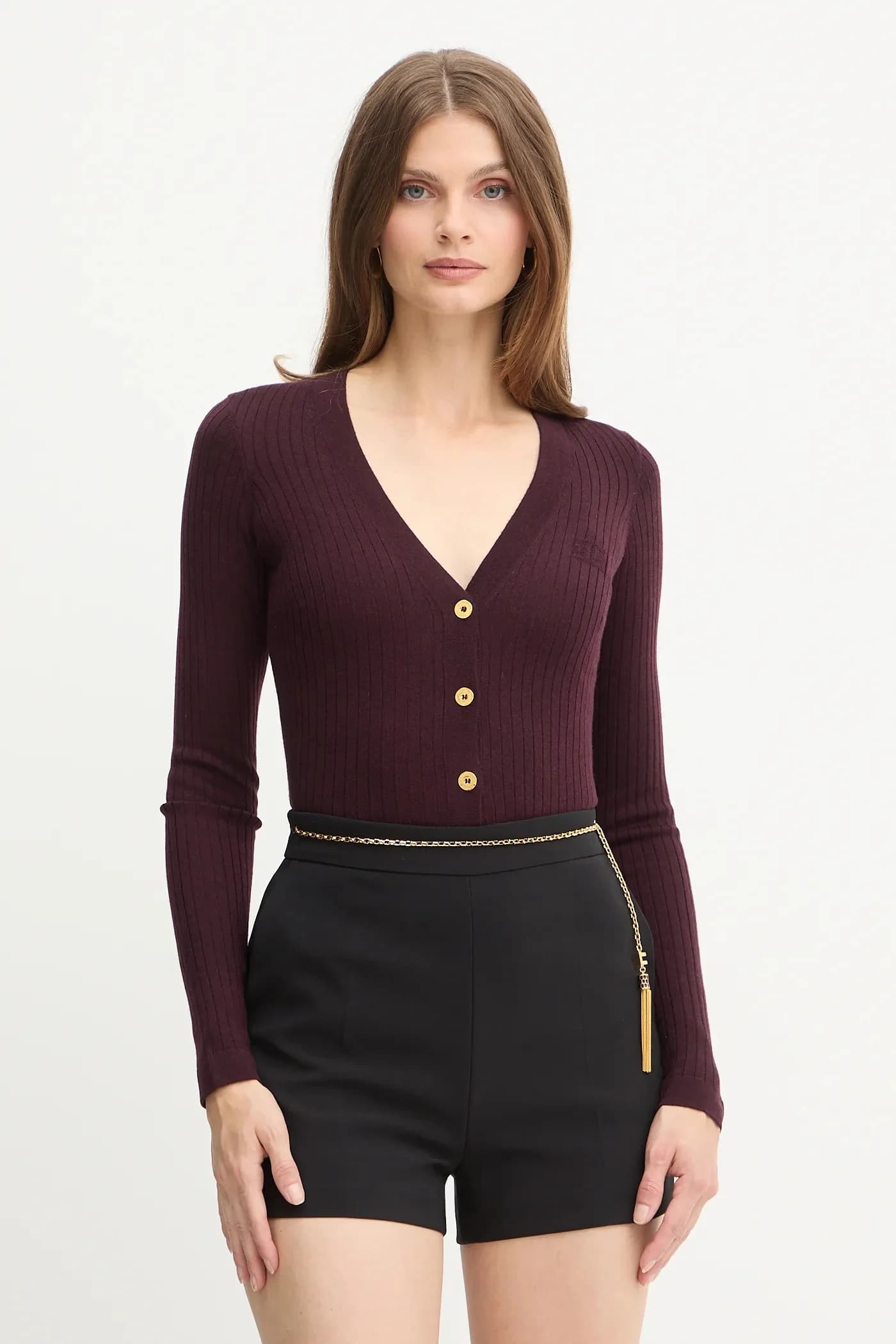 Кардиган с шерстью