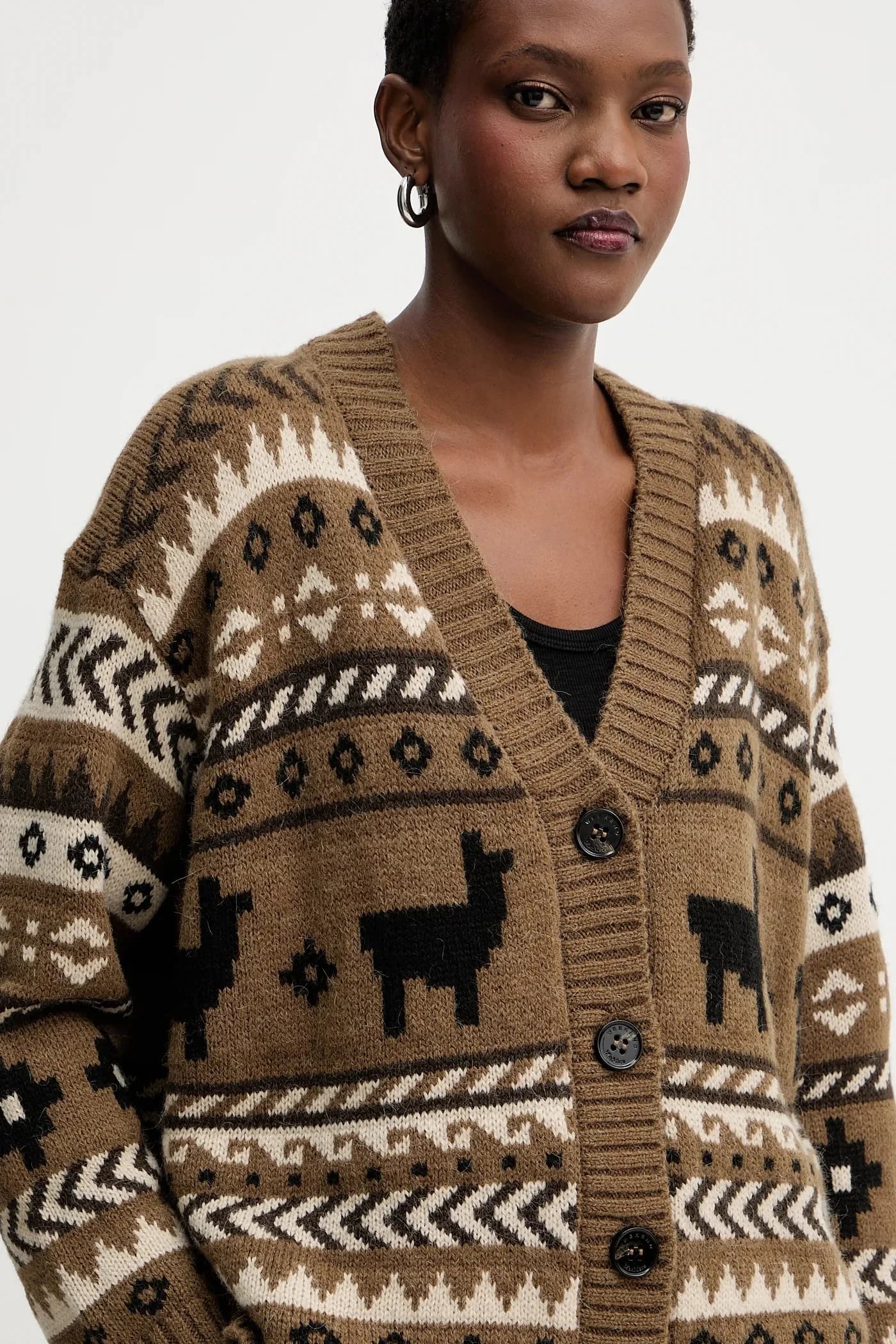 OVATTA шерстяной кардиган - фото 4