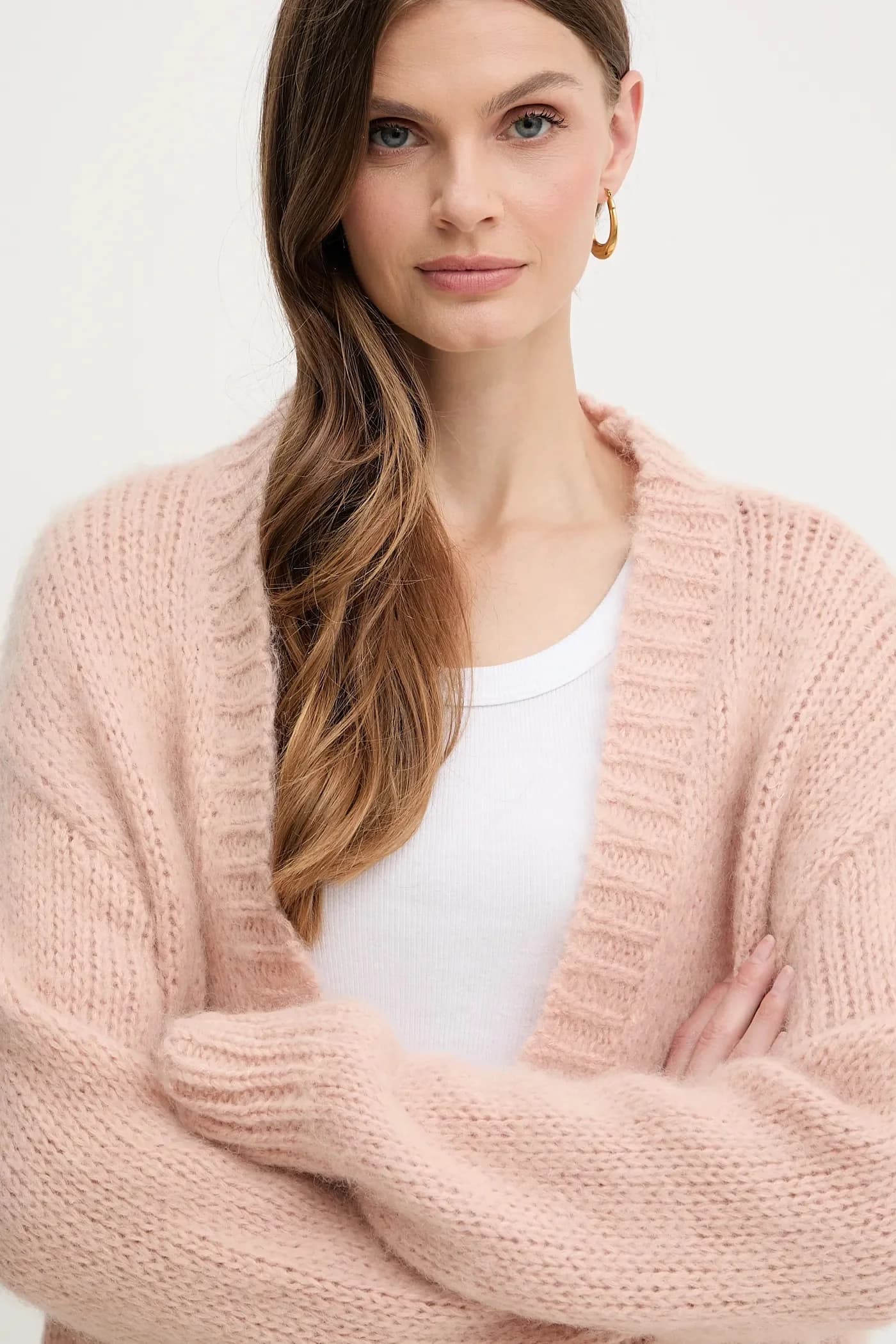 Кардиган LETSOSA из смесовой шерсти - фото 4