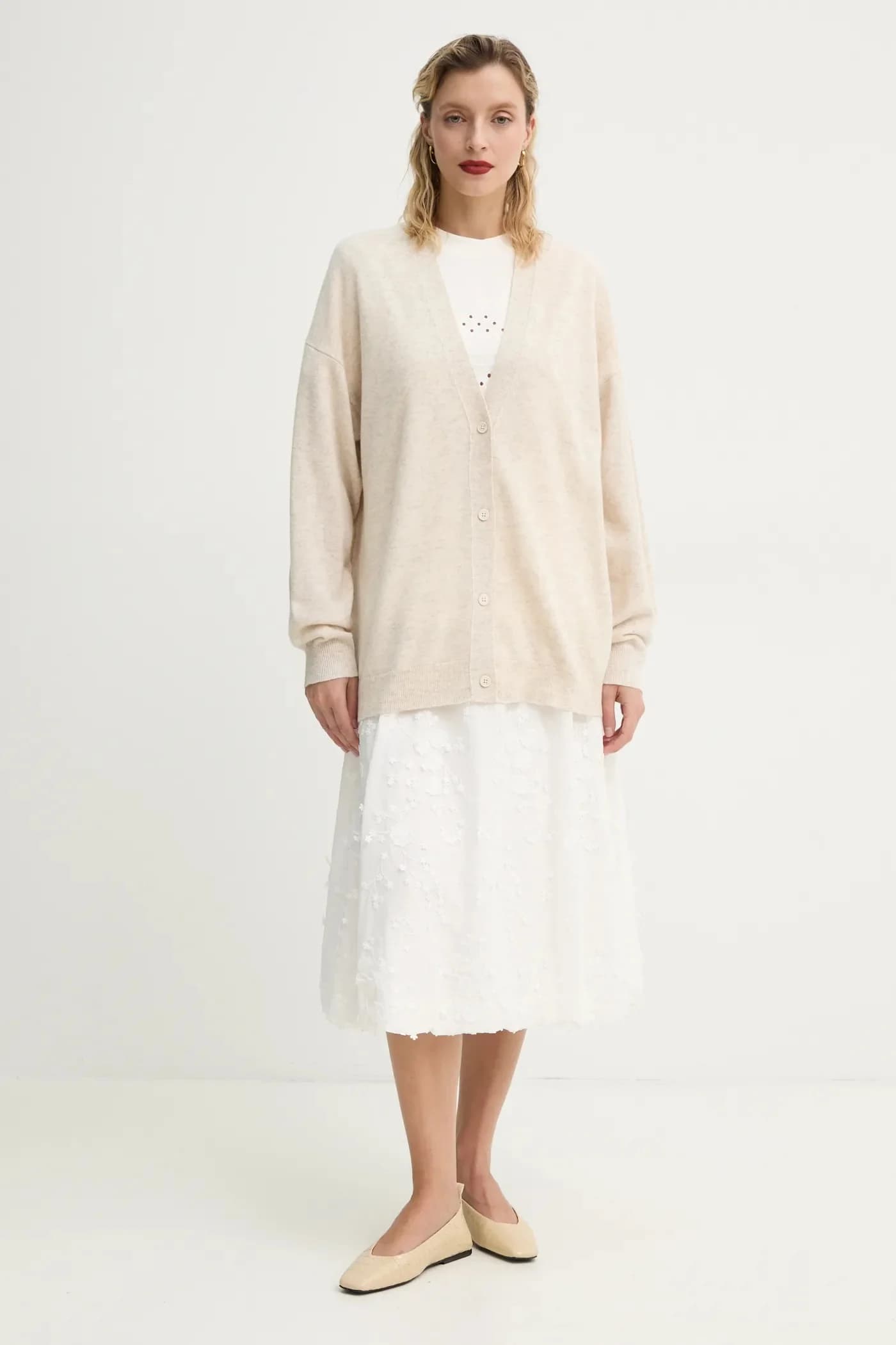 кардиган FAFALI из шерсти - фото 2