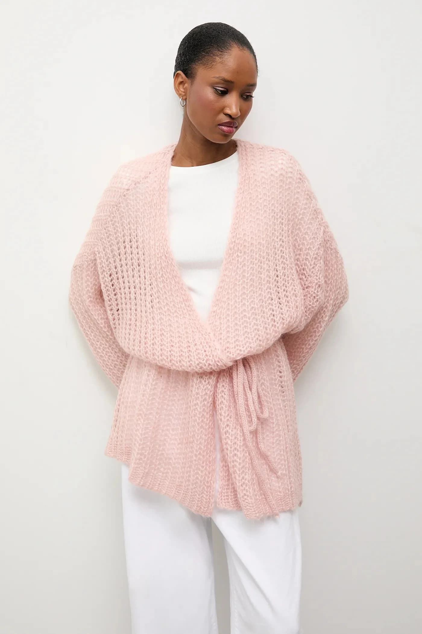 Кардиган с шерстью