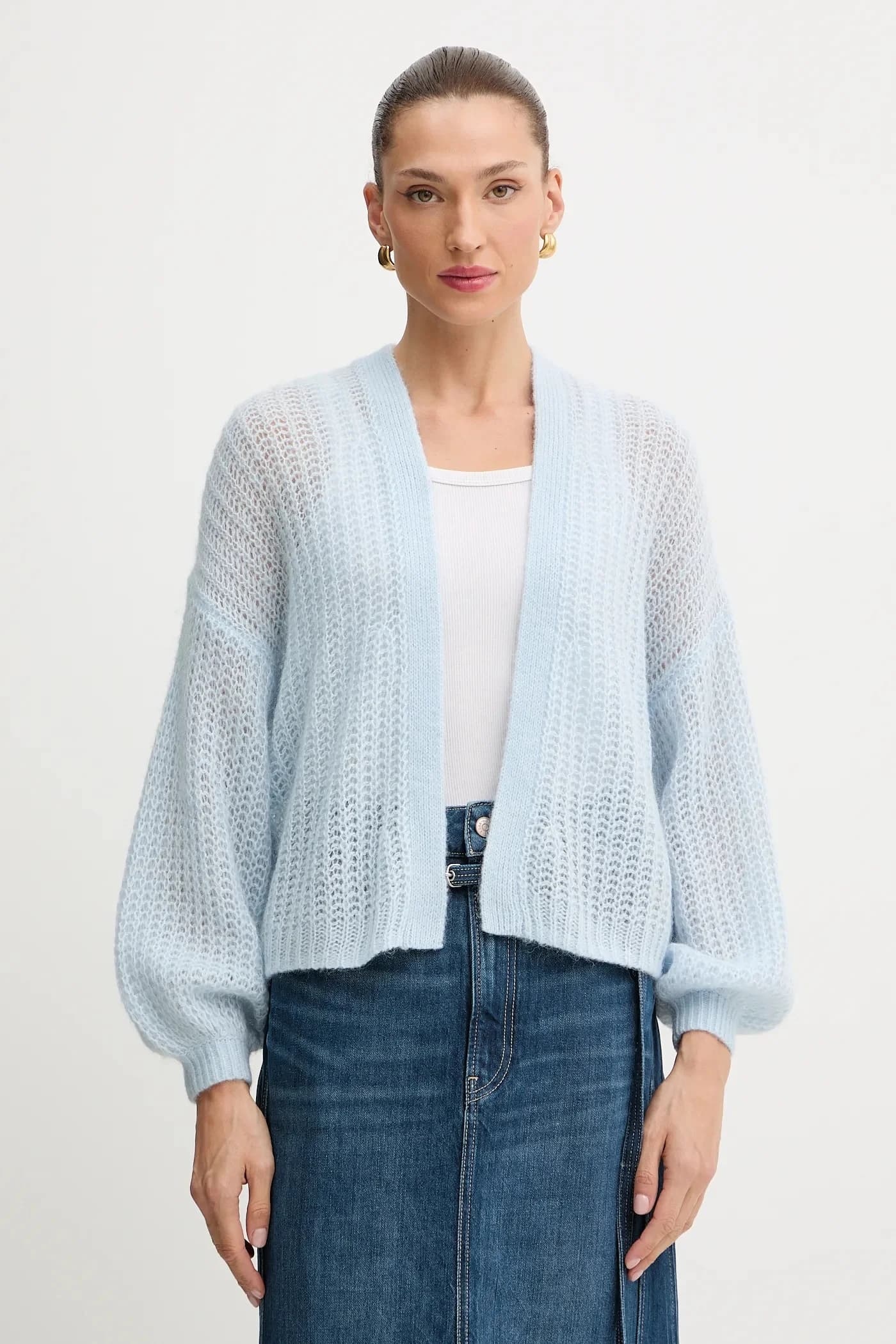 Кардиган из смесовой шерсти C_Furgovia