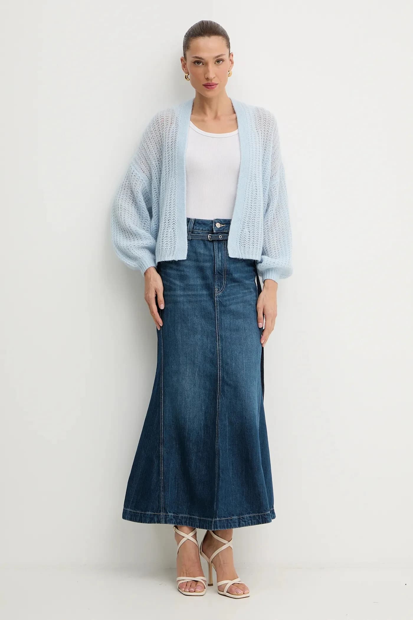 Кардиган из смесовой шерсти C_Furgovia - фото 2