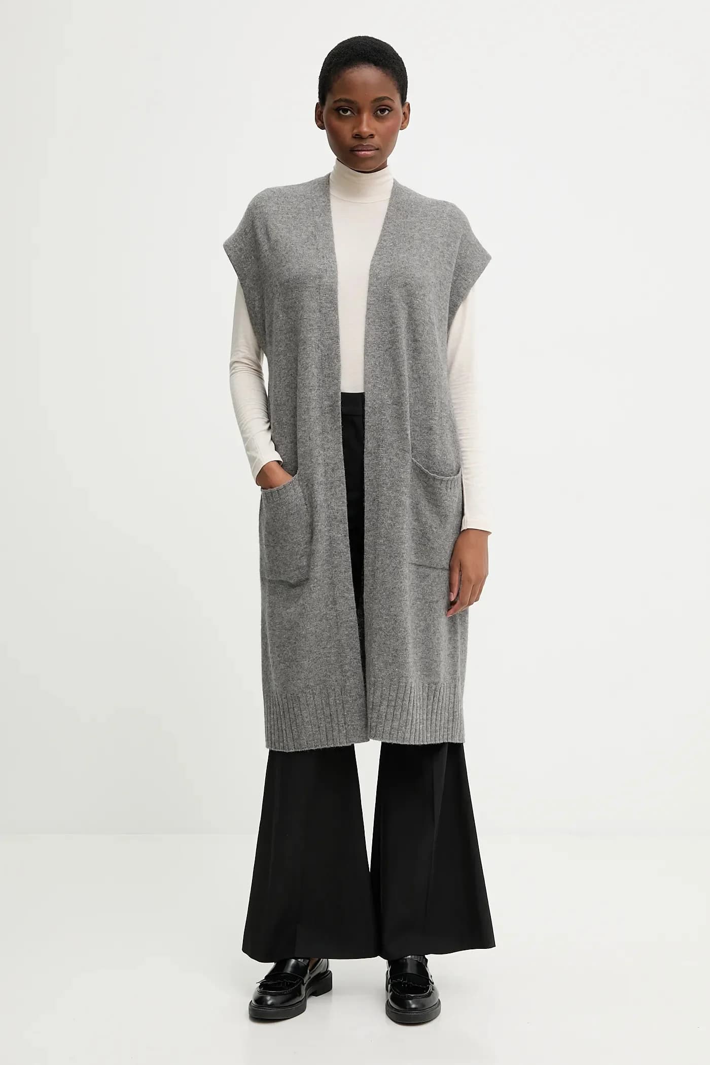 Кардиган с шерстью