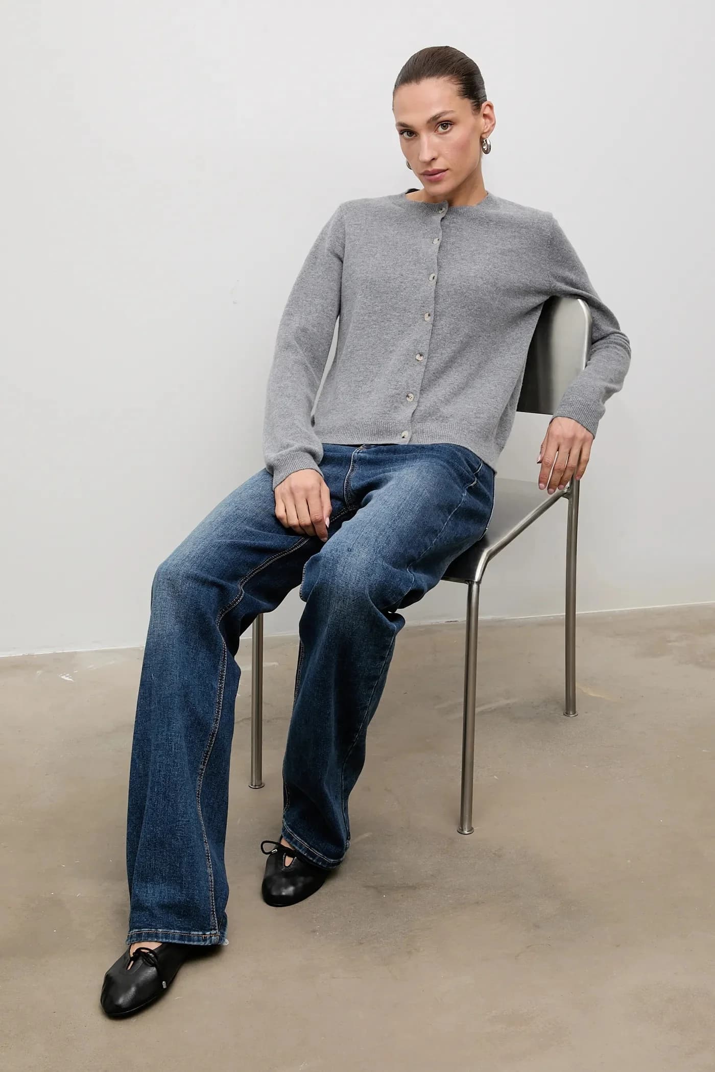 Кардиган из шерсти мериноса - фото 2