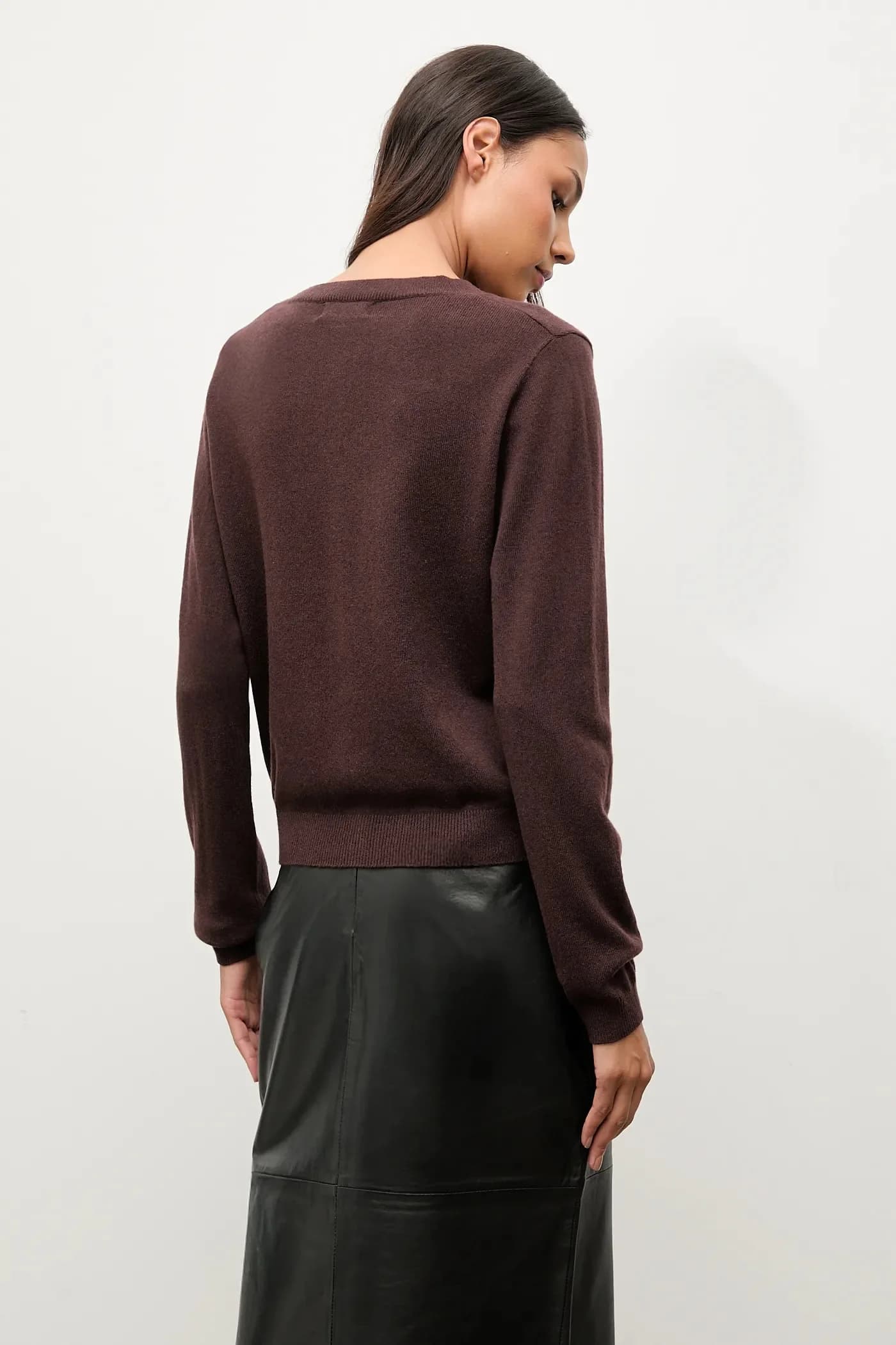 Кардиган из мериносовой шерсти с шарфом - фото 3