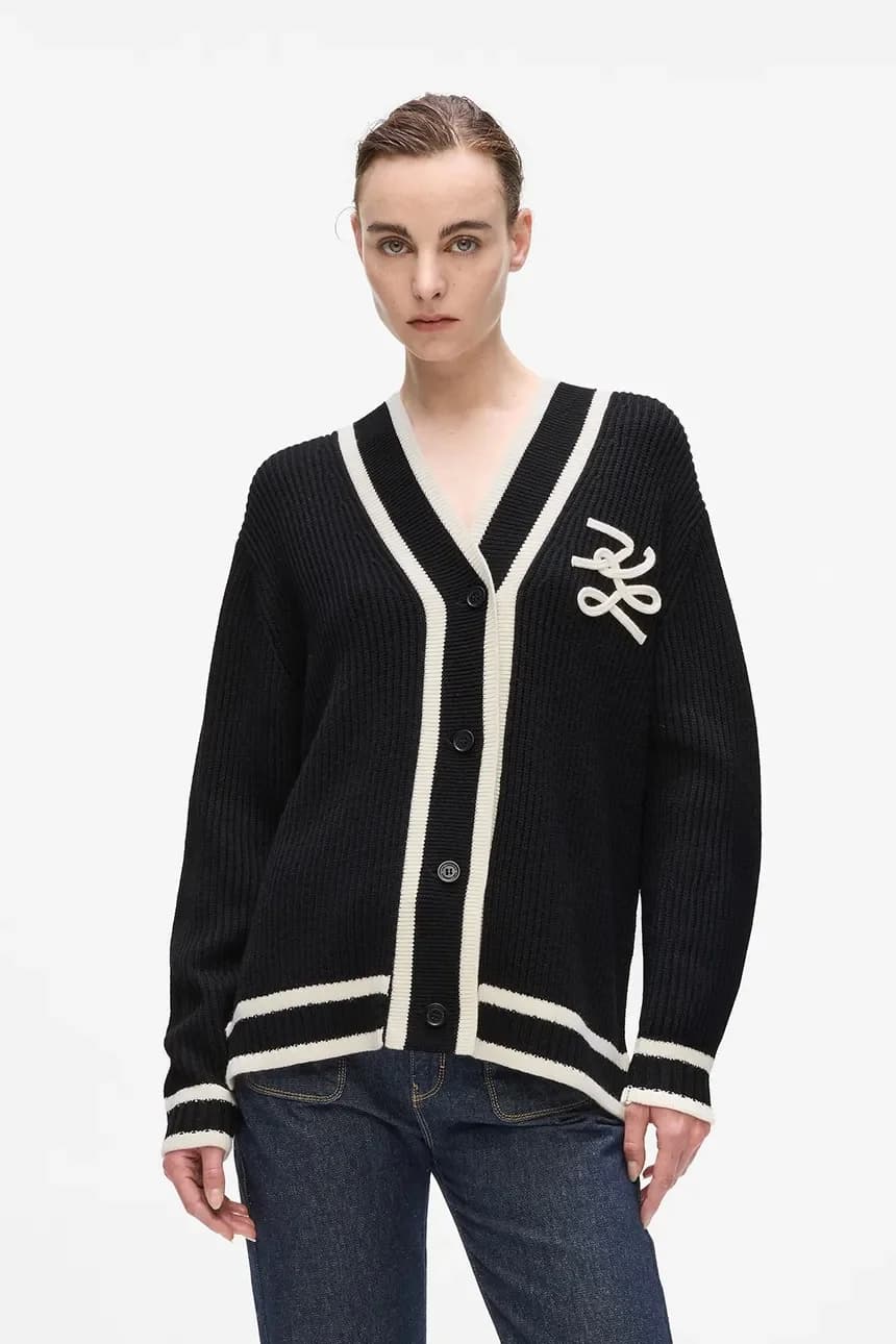 Кардиган с шерстью