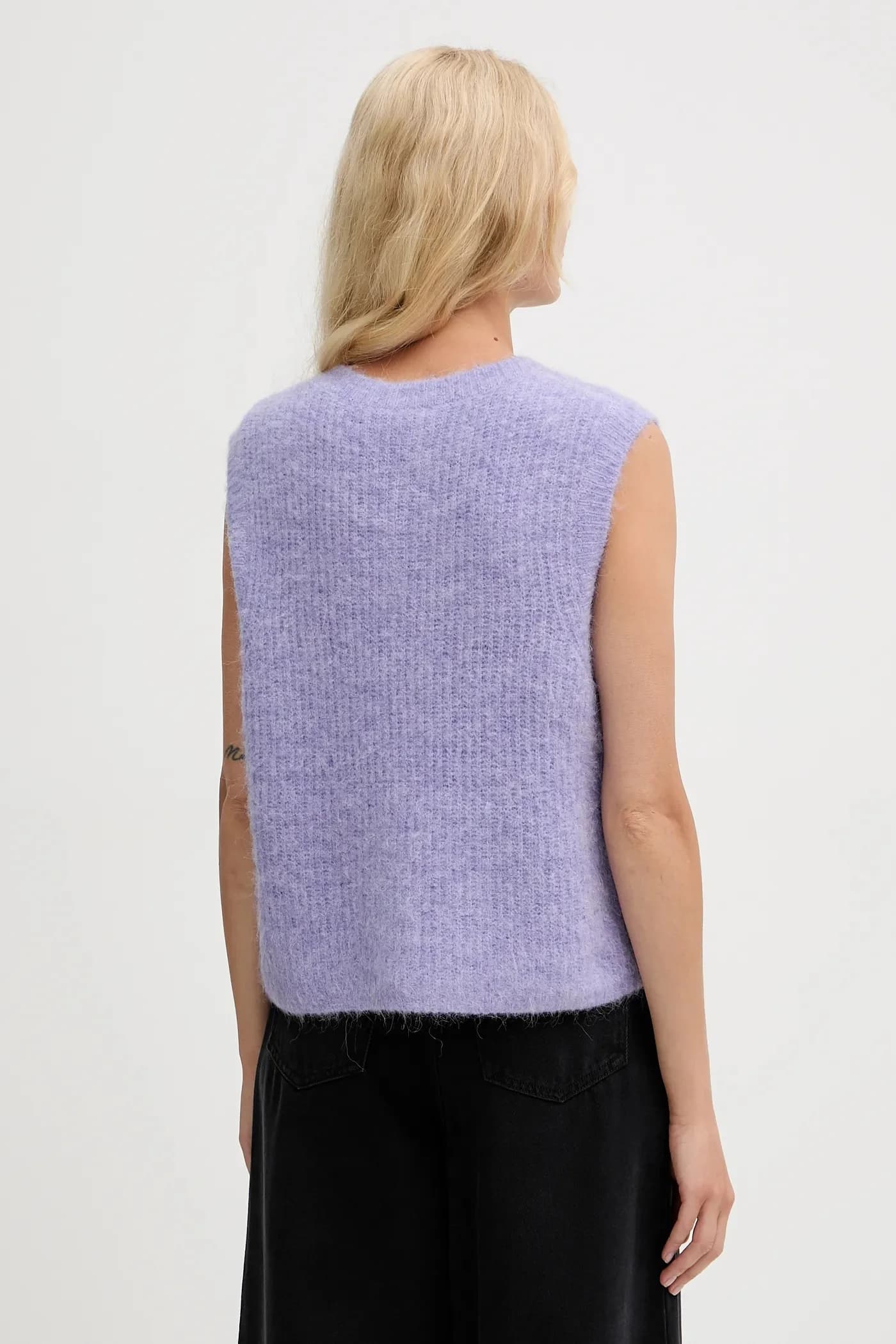 Жилет из смесовой шерсти - фото 3