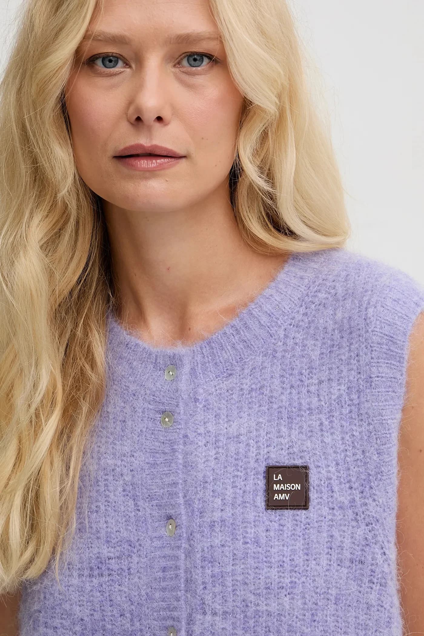 Жилет из смесовой шерсти - фото 4