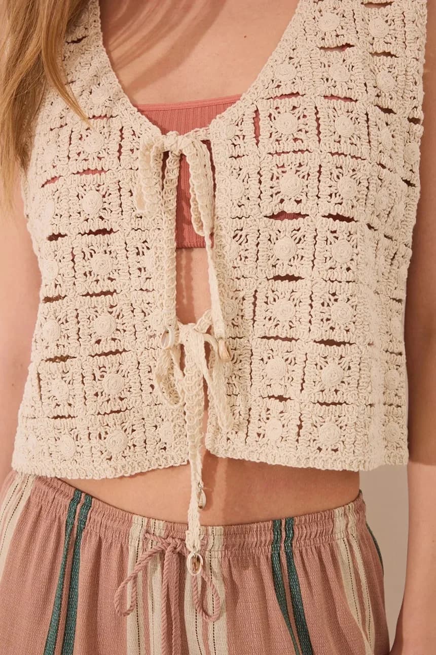 Хлопковый жилет - фото 3