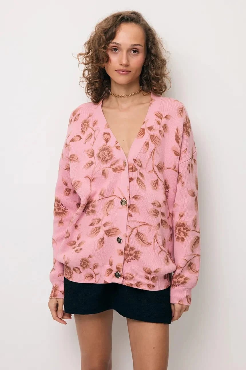 кардиган ROSSY из хлопка