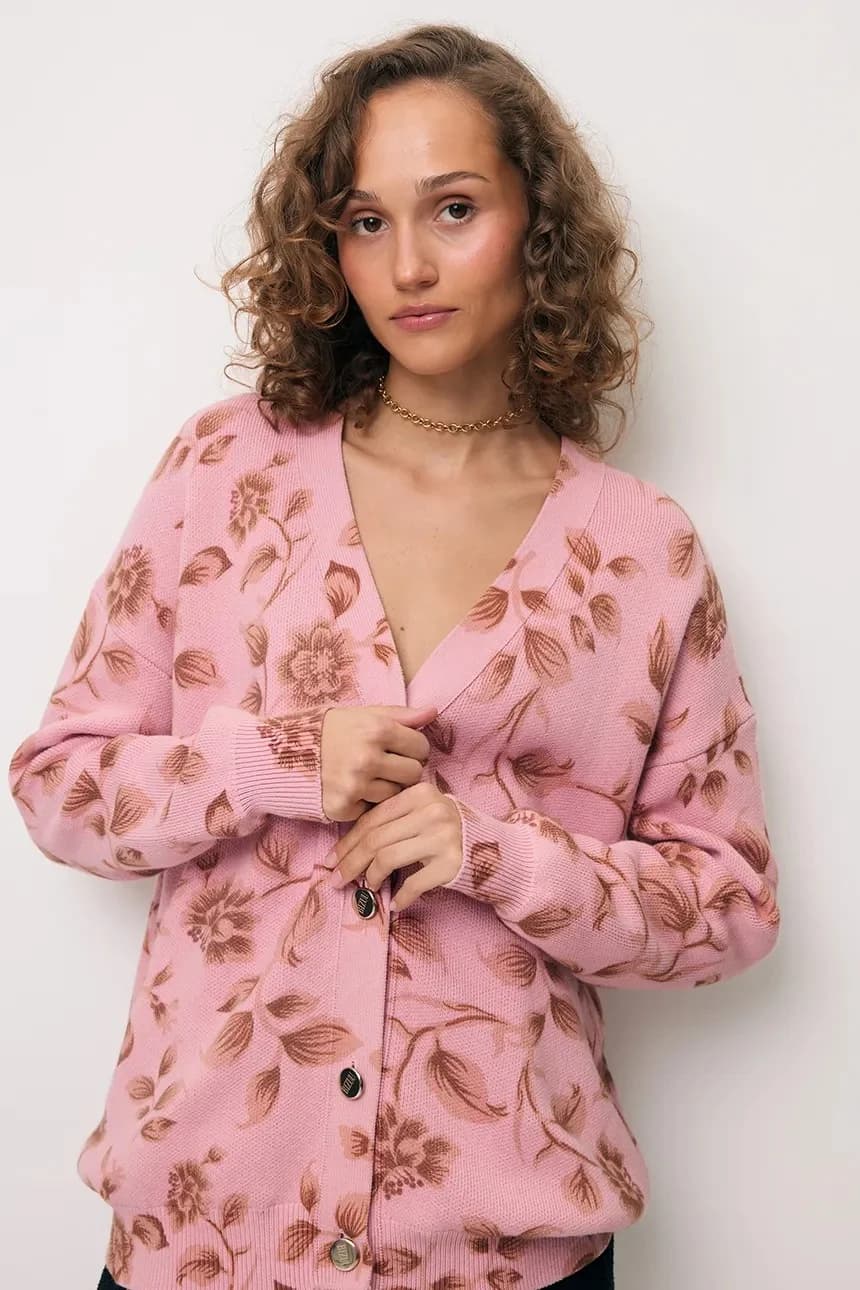 кардиган ROSSY из хлопка - фото 5