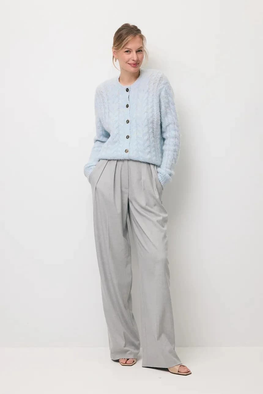 Кардиган из шерсти EZELLA - фото 2