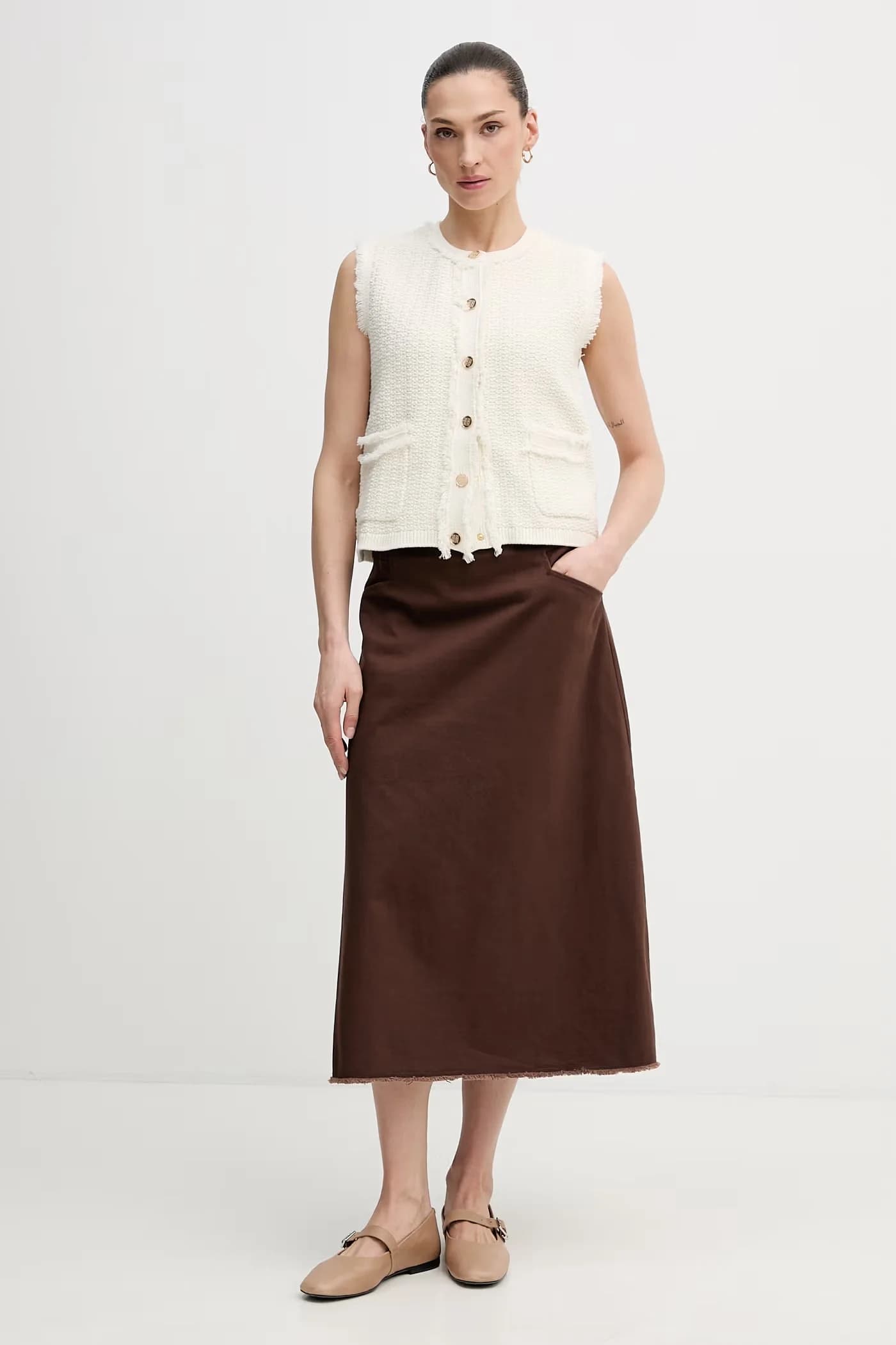 Хлопковый жилет - фото 2