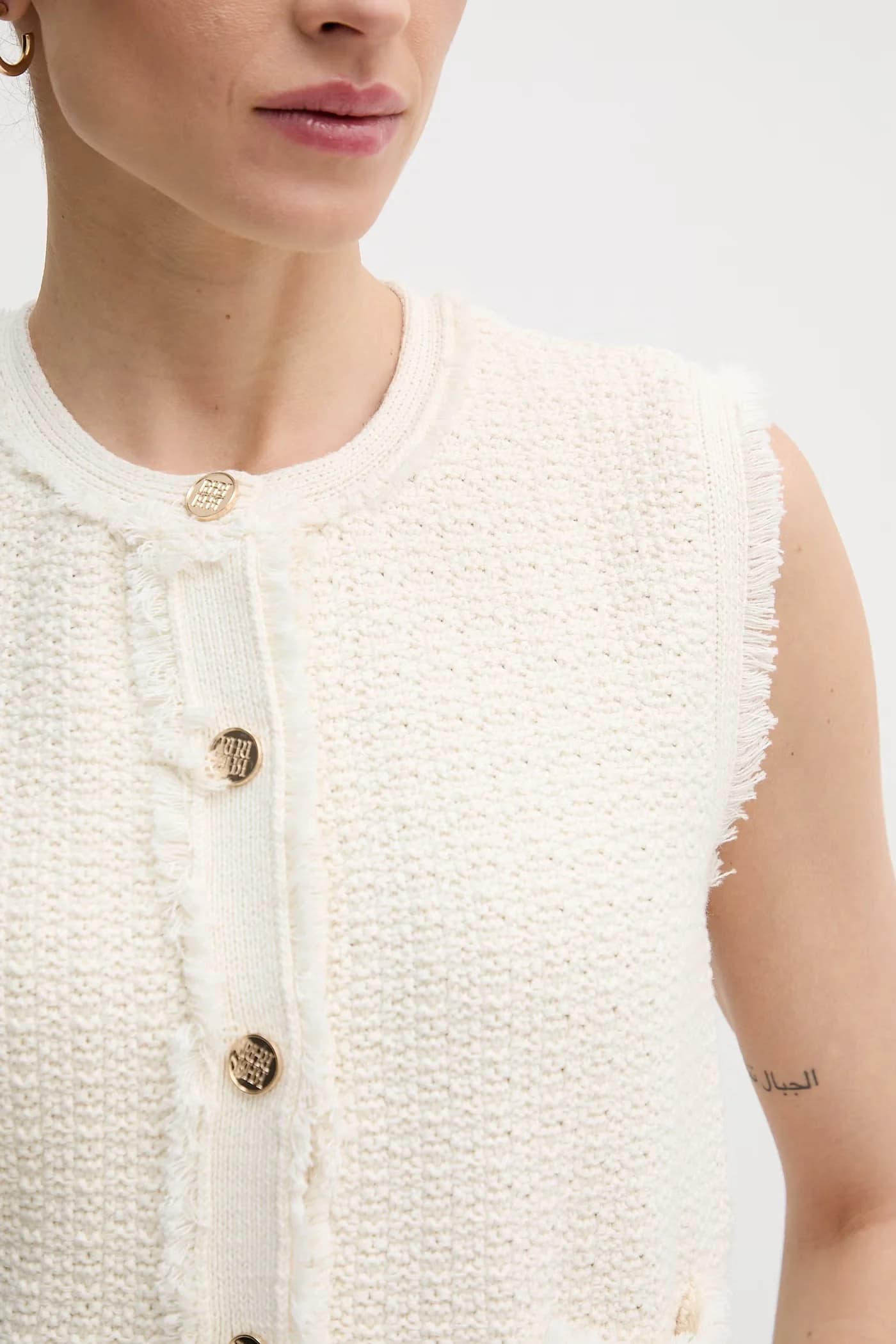 Хлопковый жилет - фото 5