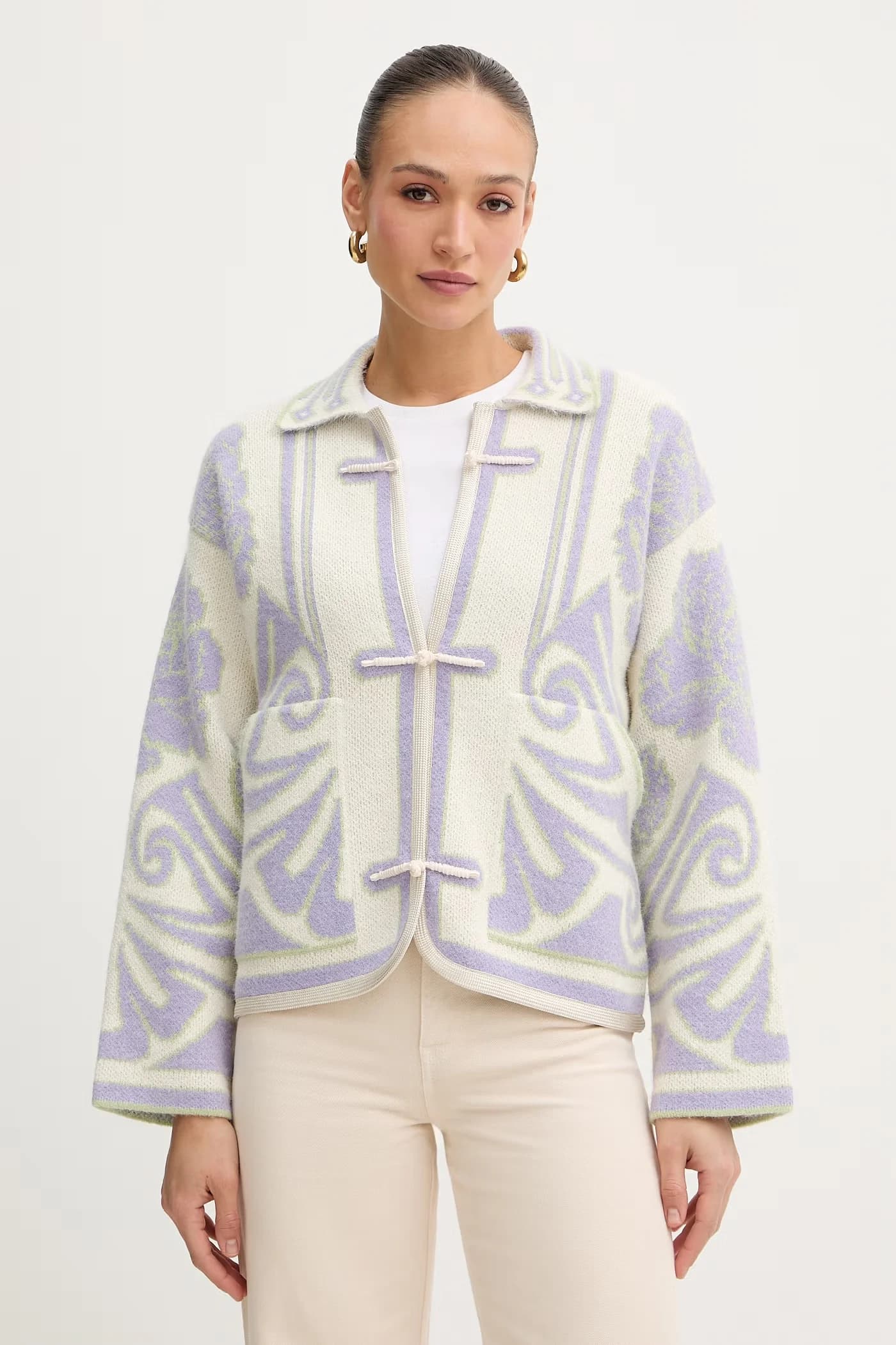 Кардиган с альпакой