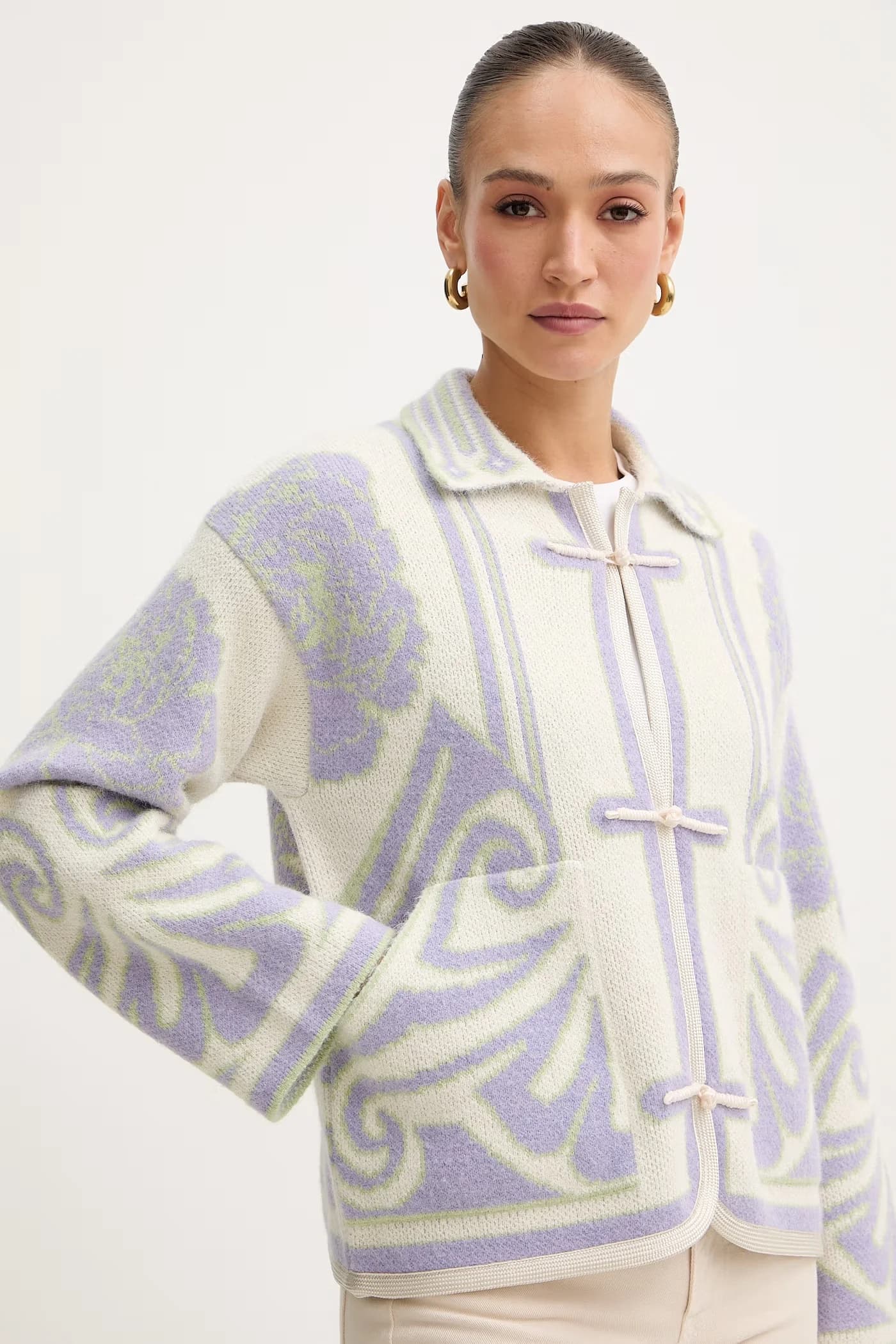 Кардиган с альпакой - фото 5