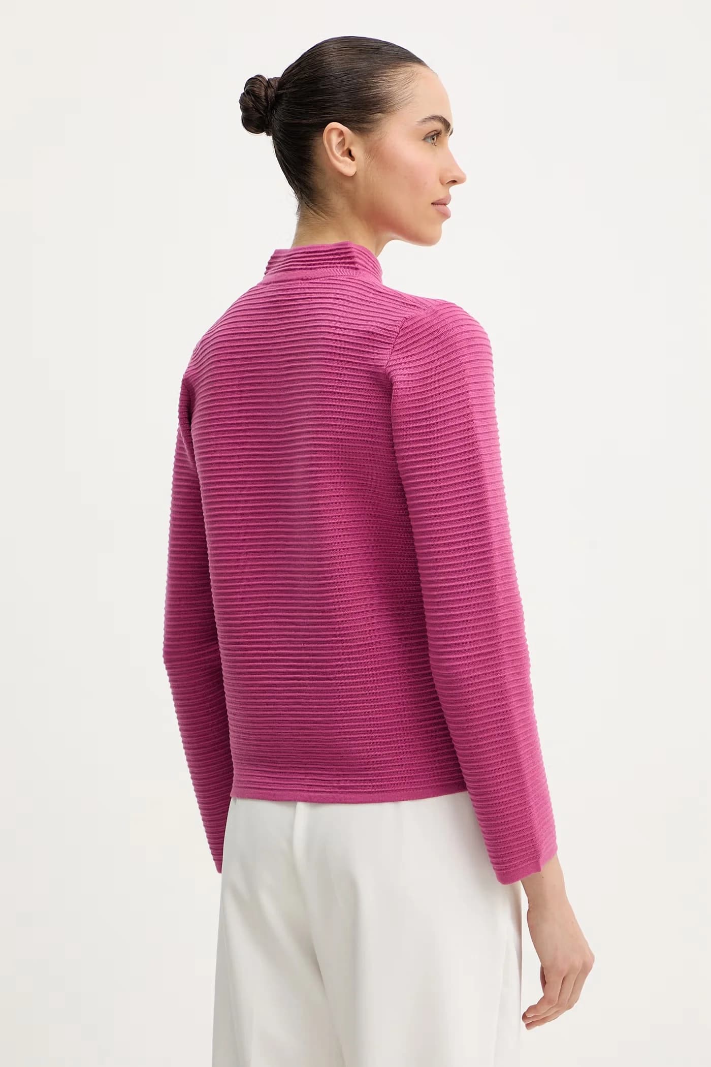 Кардиган из шерсти маранта - фото 3