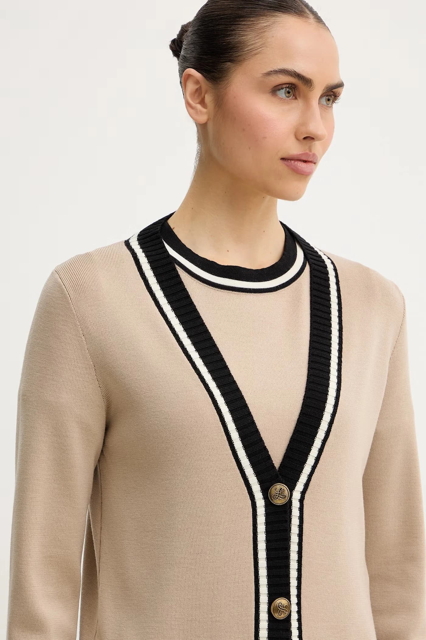 шерстяной кардиган Marineetta - фото 4