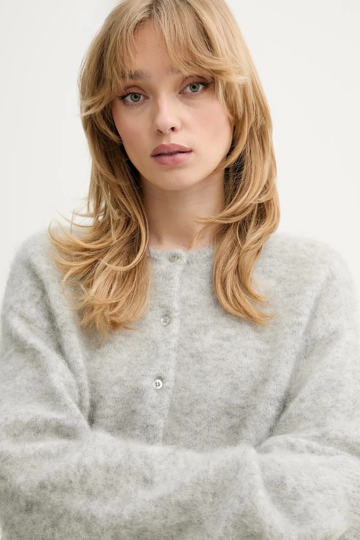 кардиган Gzdebbie из мохера - фото 4