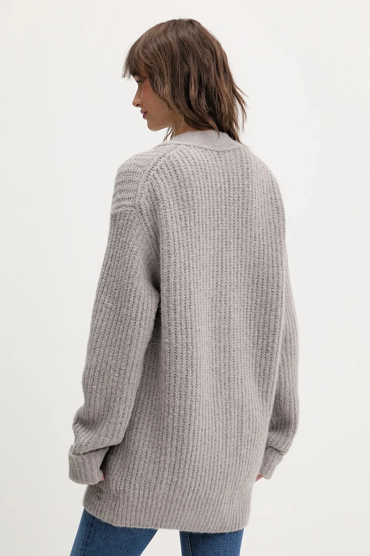 Кардиган с шерстяным шентом - фото 3