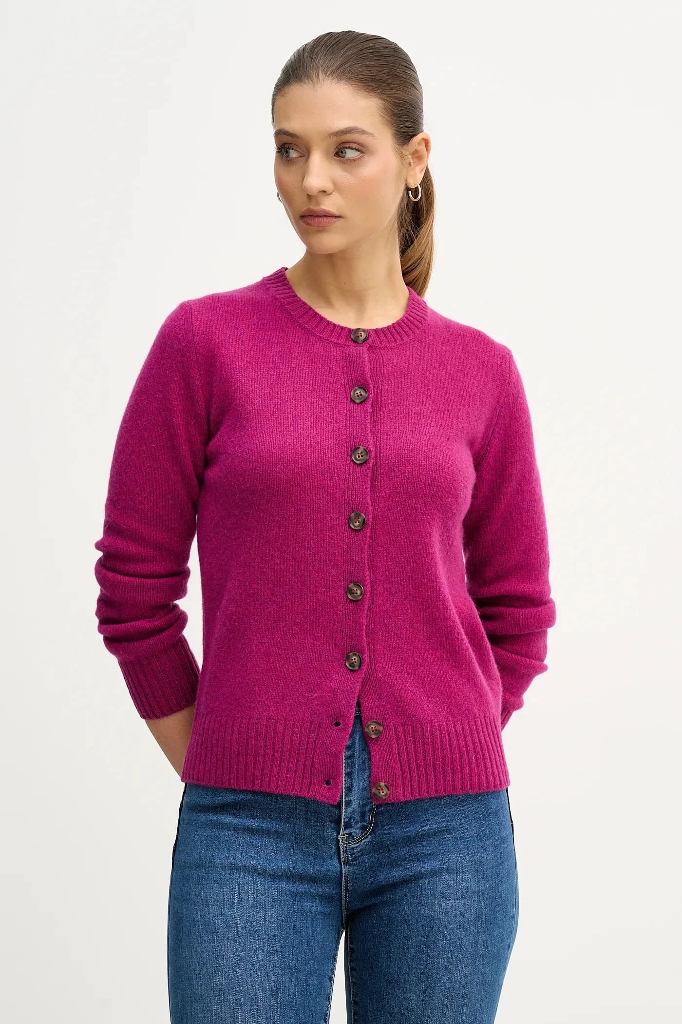 Шерстяной кардиган