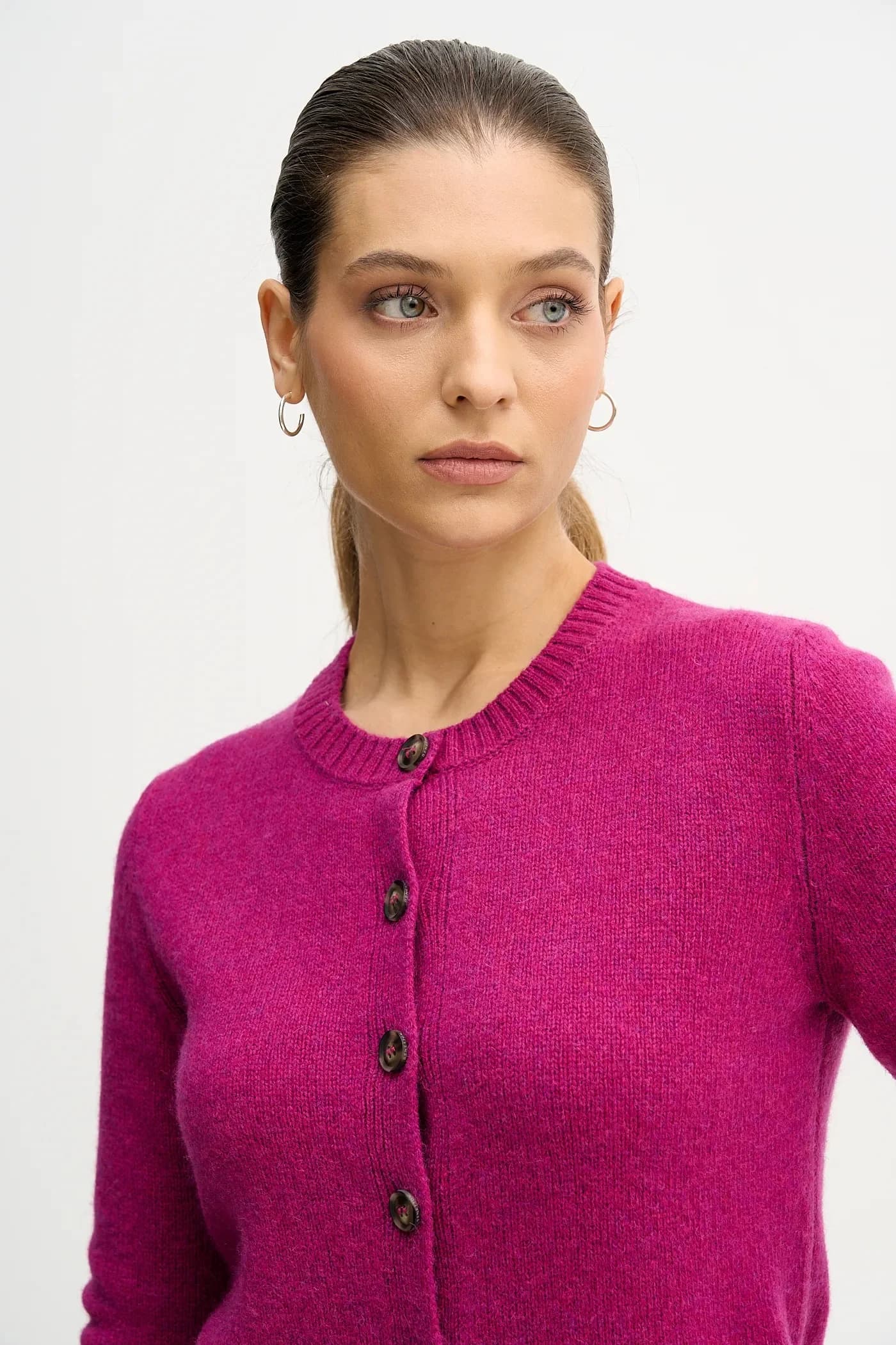 Шерстяной кардиган - фото 4