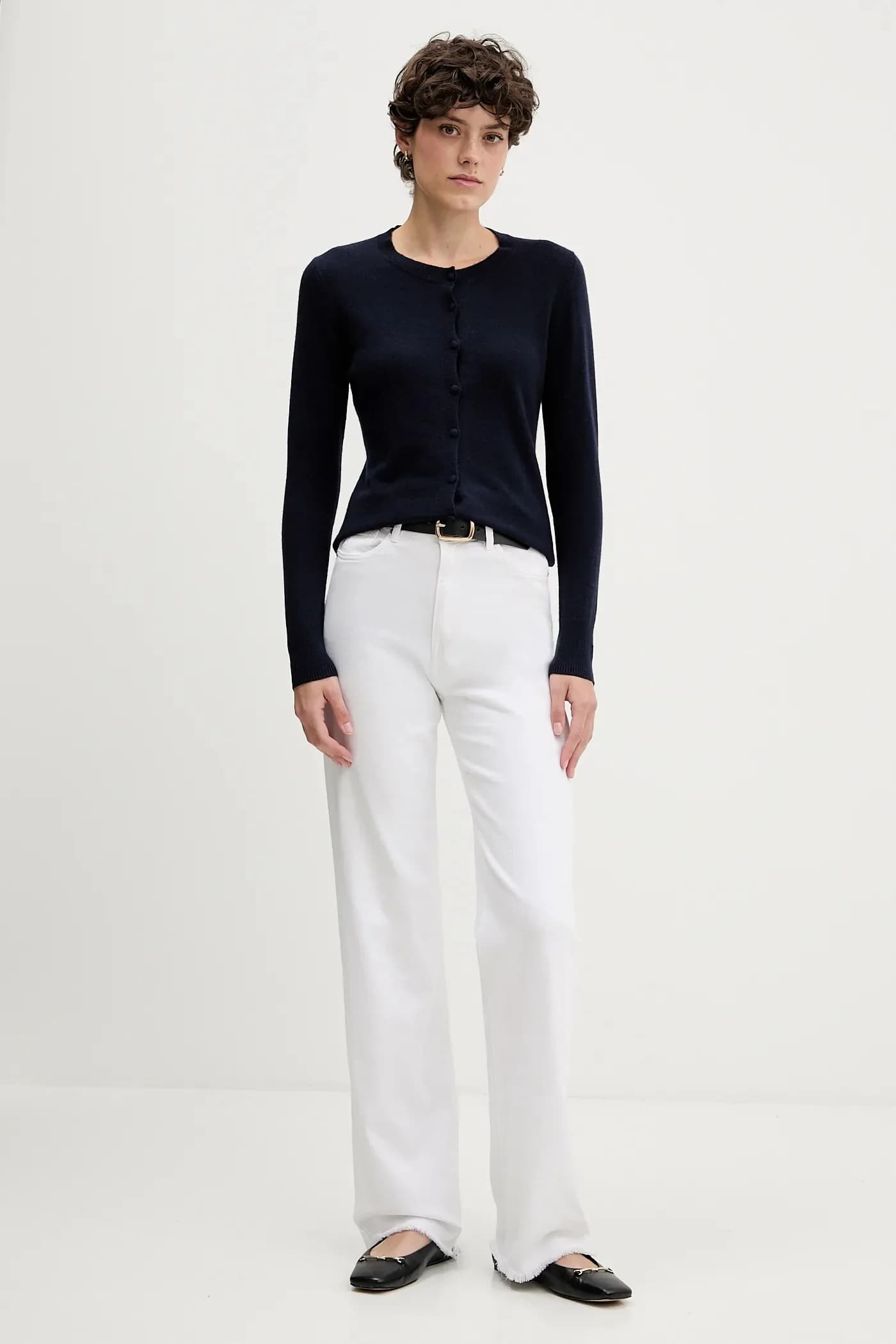 Кардиган из смесовой шерсти - фото 2