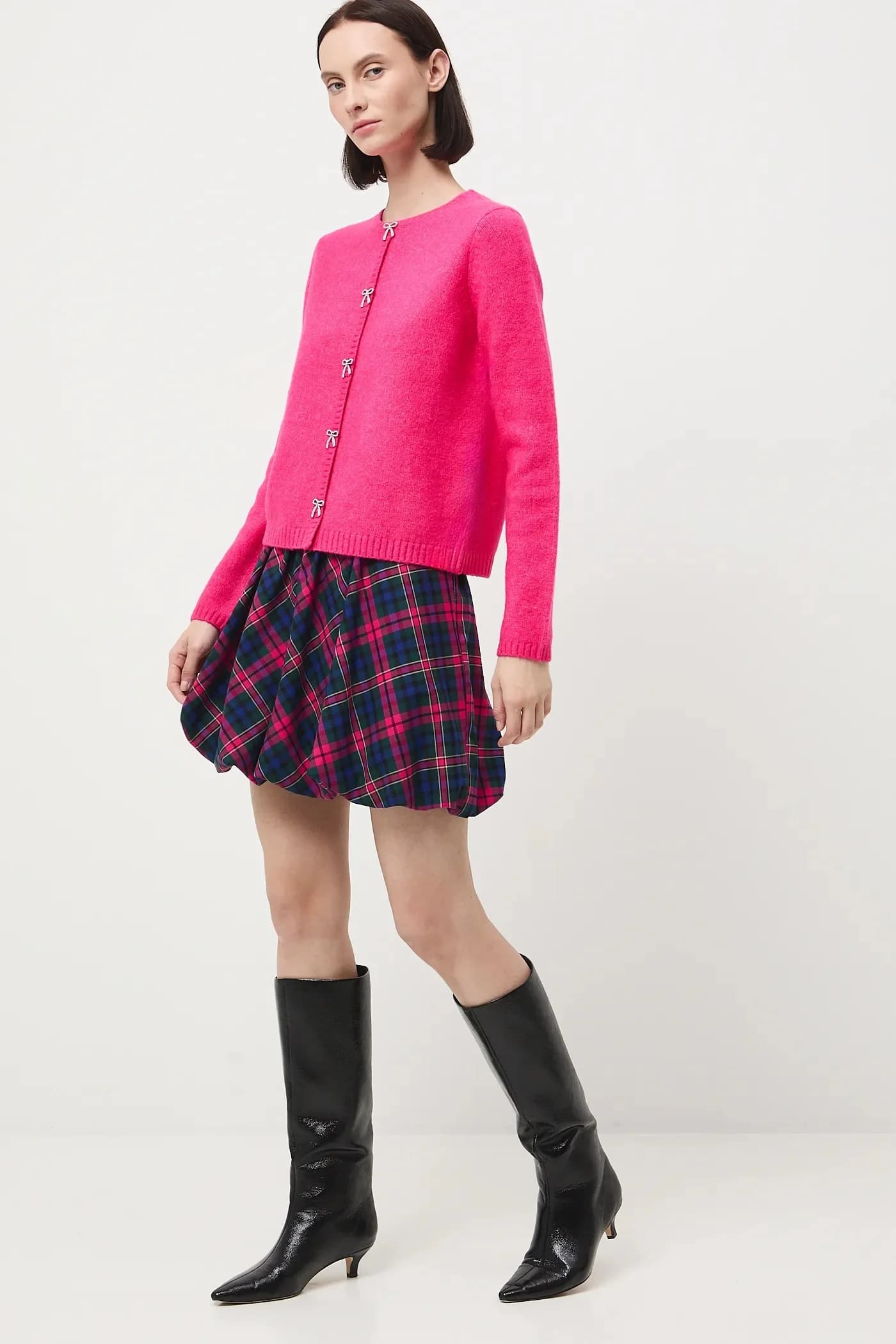 Кардиган из смесовой шерсти - фото 2