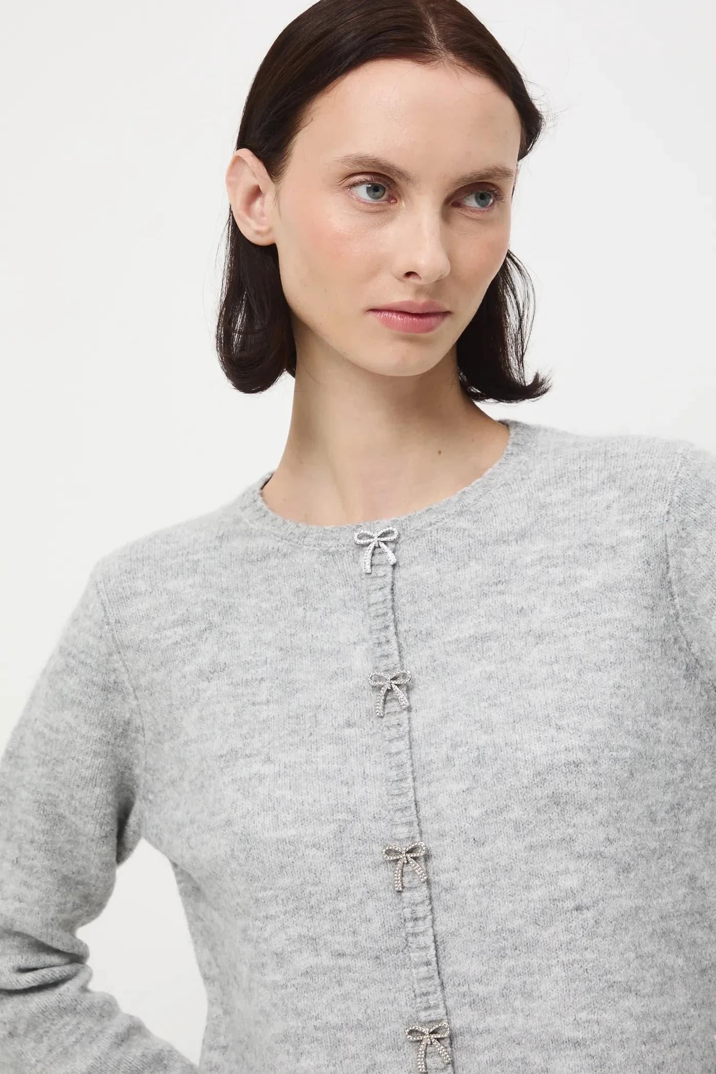 Кардиган из смесовой шерсти - фото 4