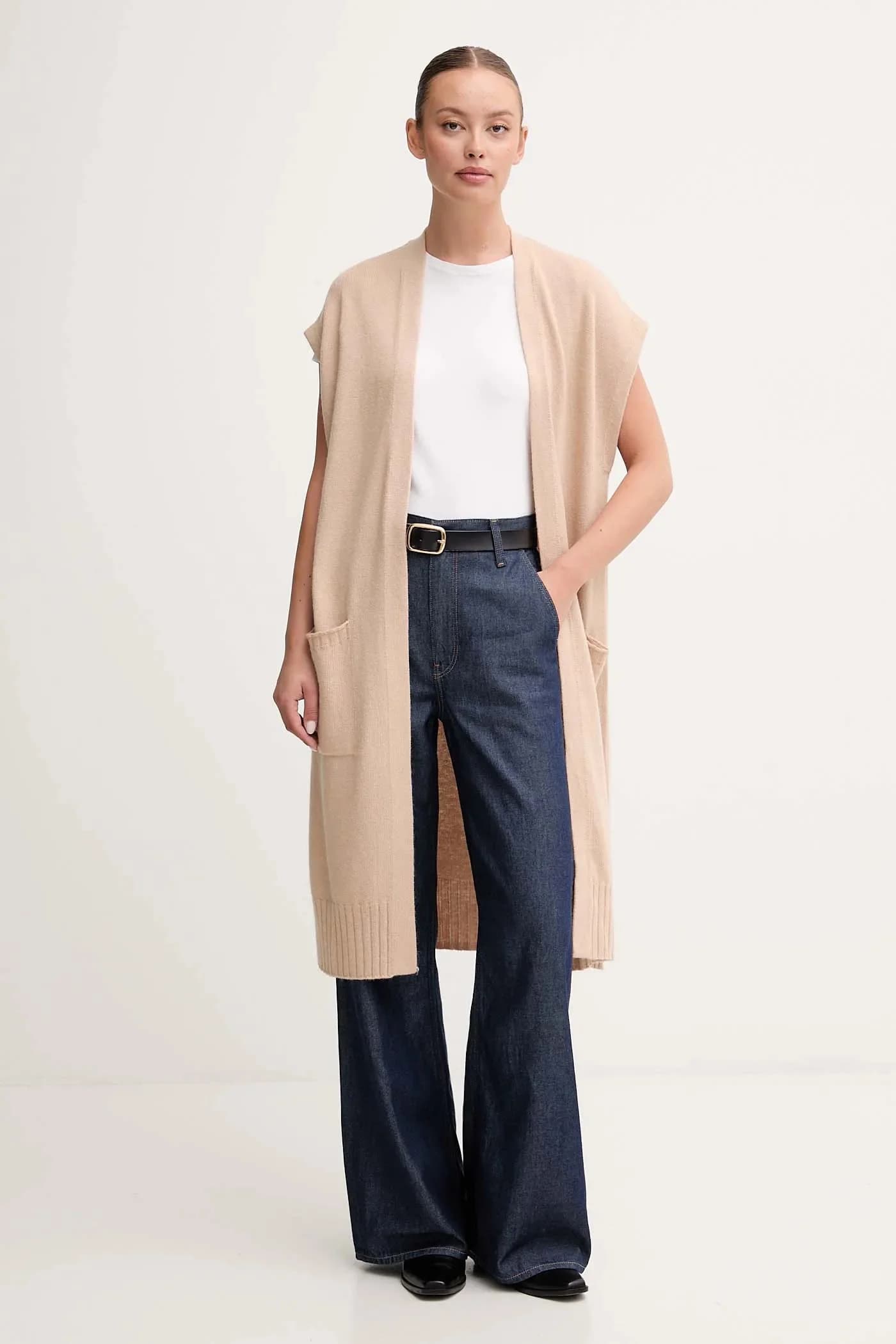 Кардиган с шерстью