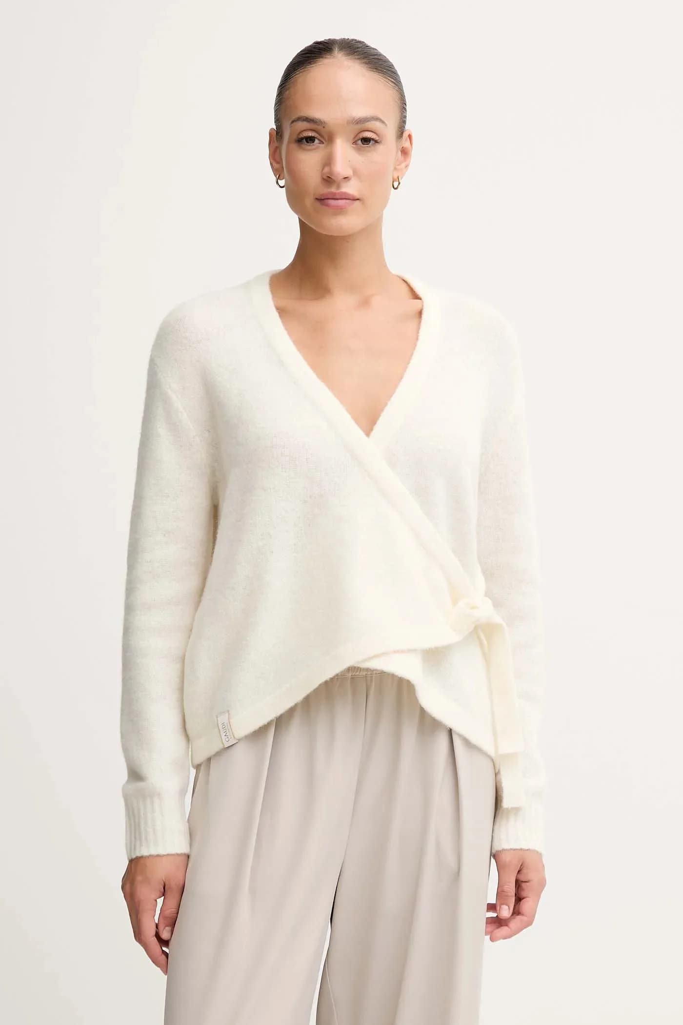 Кардиган с шерстью