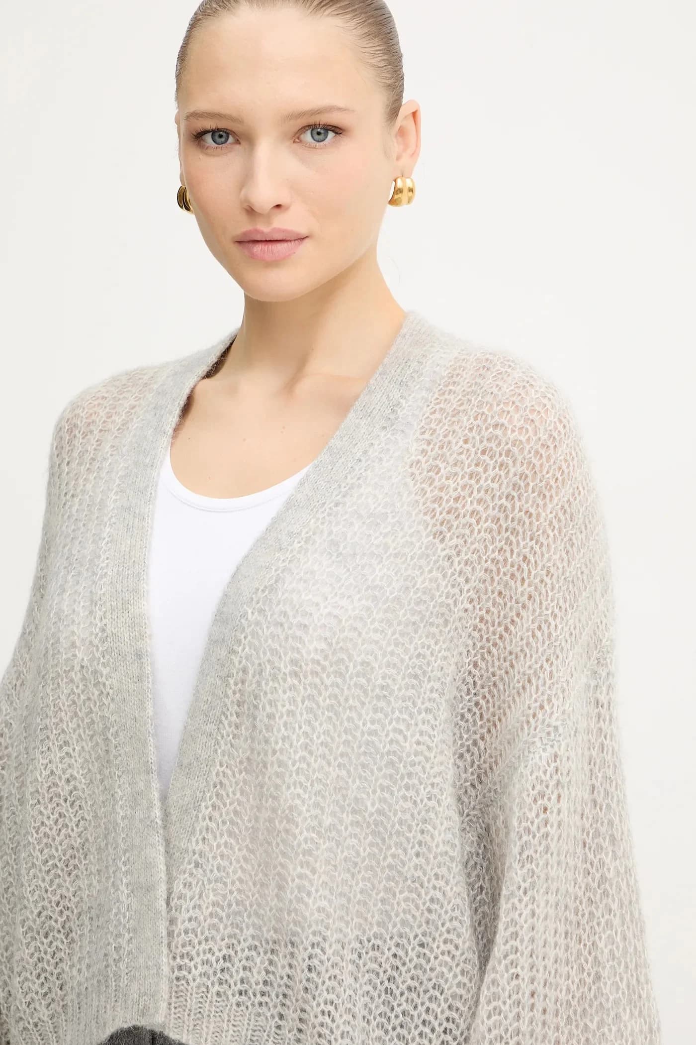 Кардиган из смесовой шерсти C_Furgovia - фото 4