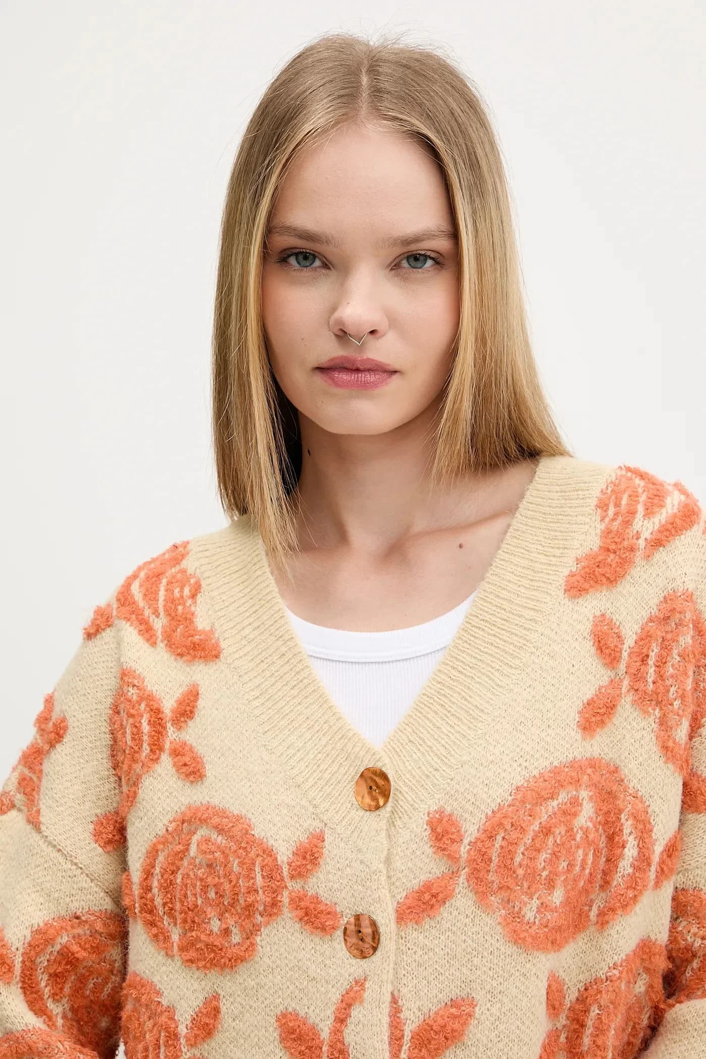 Кардиган CARTER из смесовой шерсти - фото 4